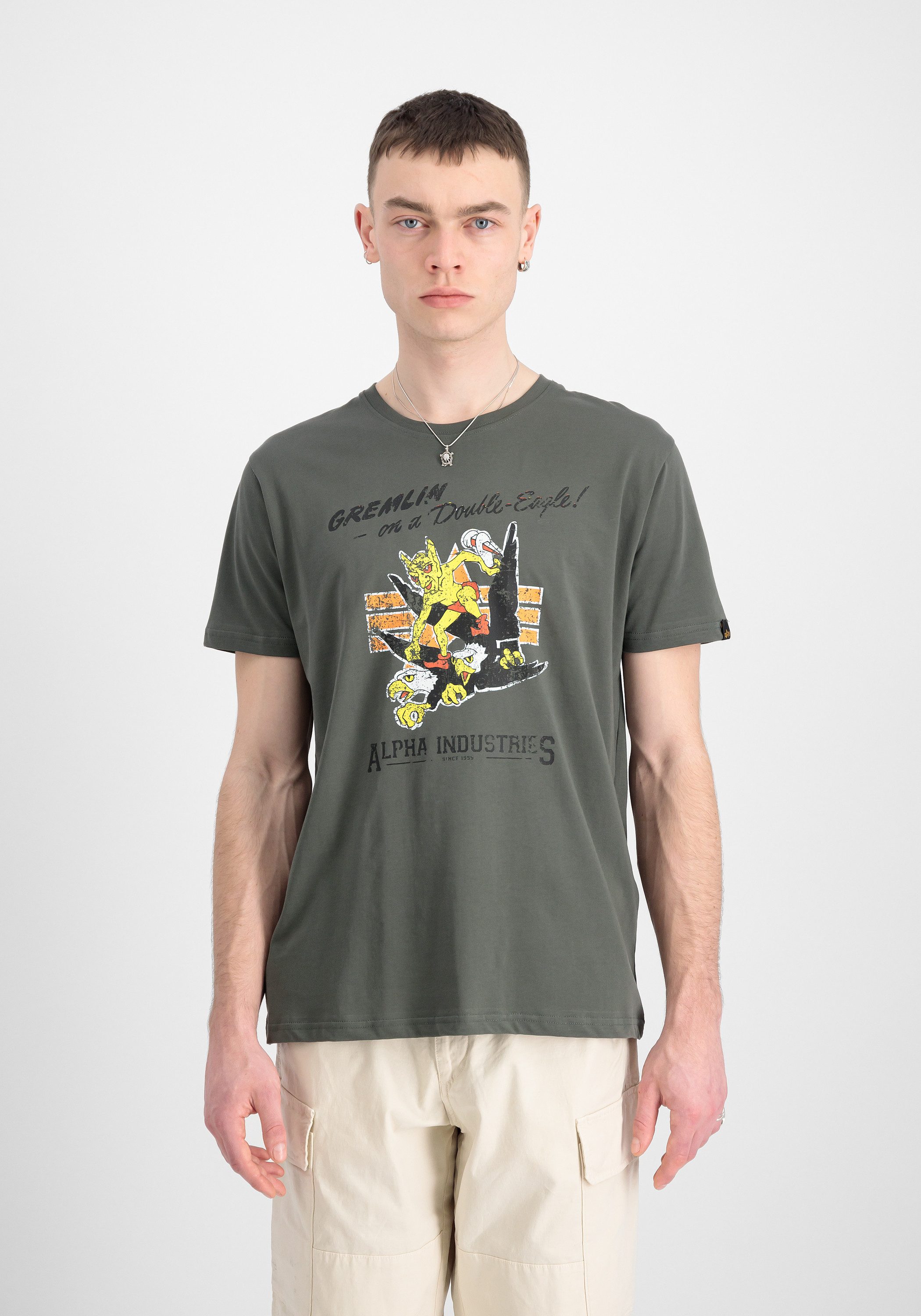 Alpha Industries T-shirt Men T-Shirts Gremlin T