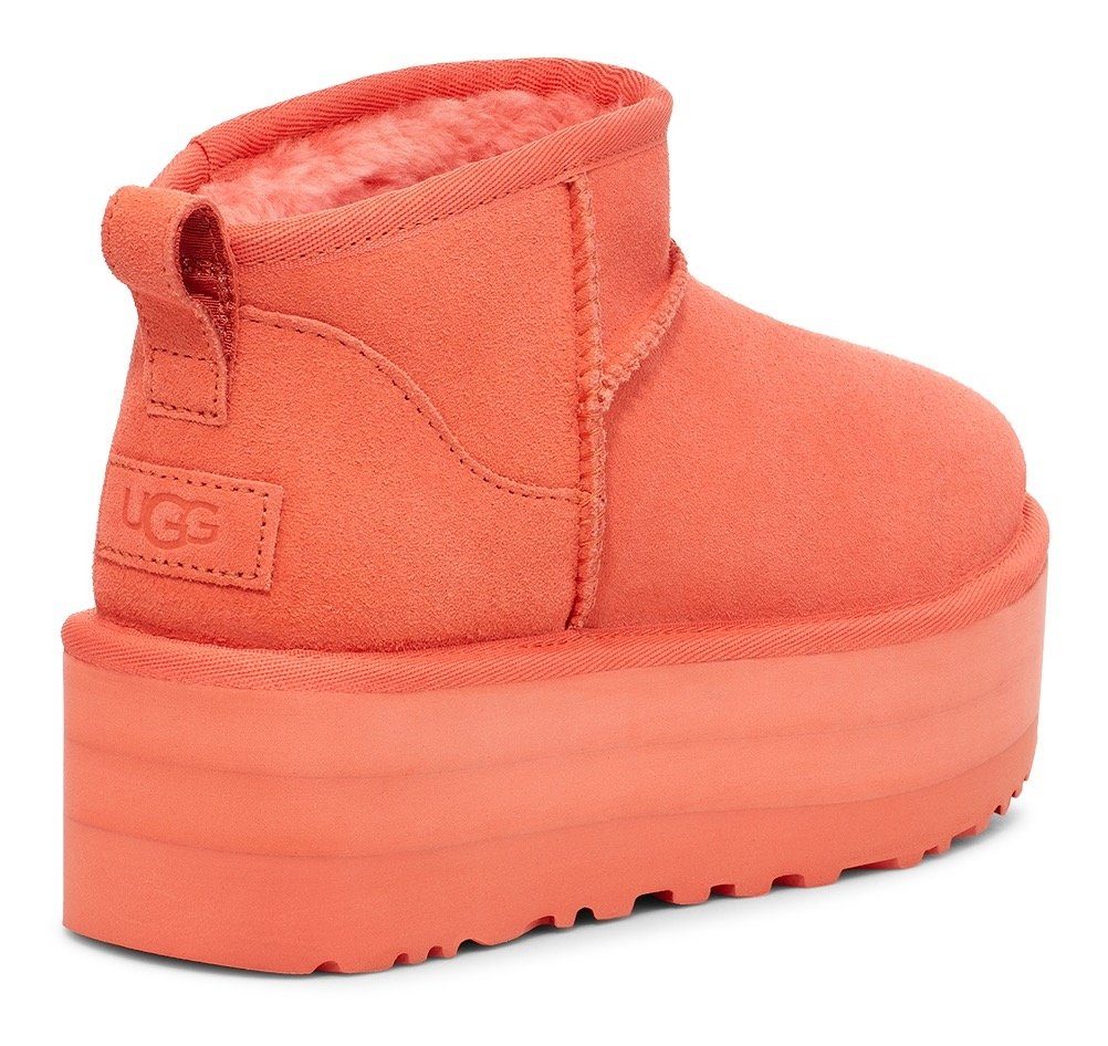 UGG Winterlaarzen Classic Ultra Mini Platform plateau-boot, trend, instapschoen met plateauzool