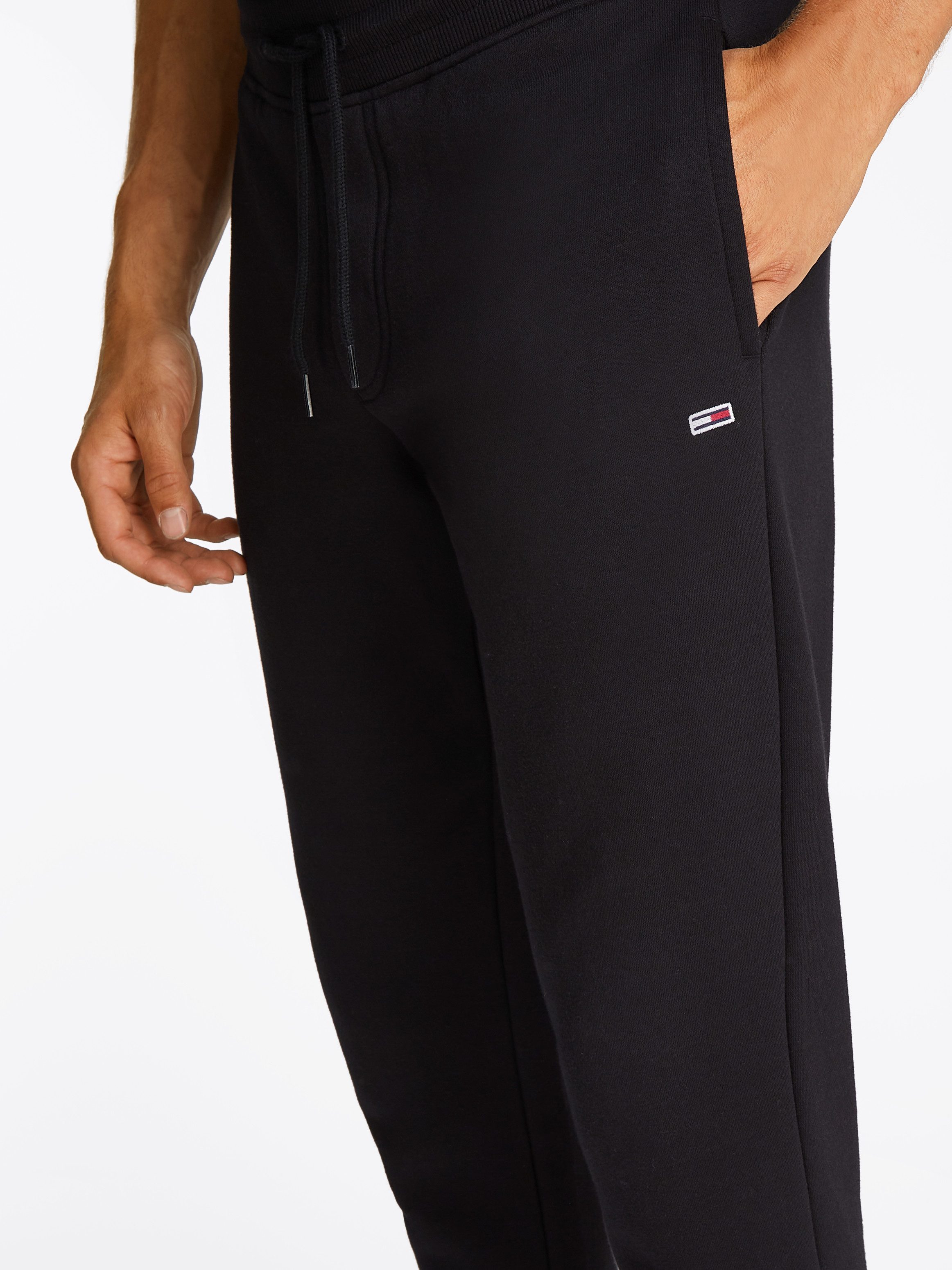 TOMMY JEANS Sweatbroek TJM SLIM S FLAG SWEATPANT