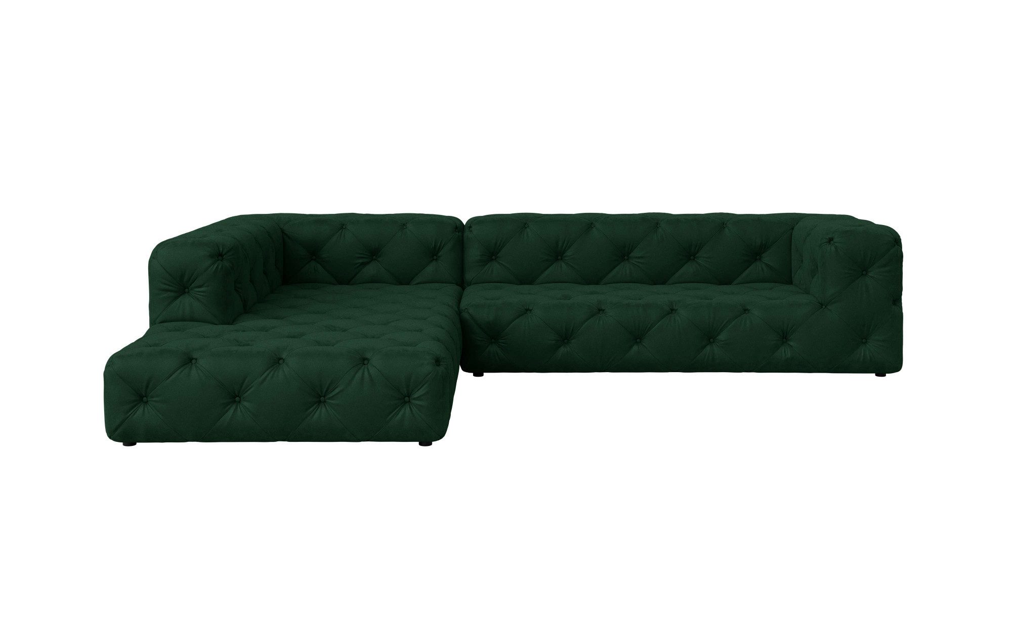 Places of Style Hoekbank FOLLINA L-vorm, met klassieke Chesterfield-knoopstiksels