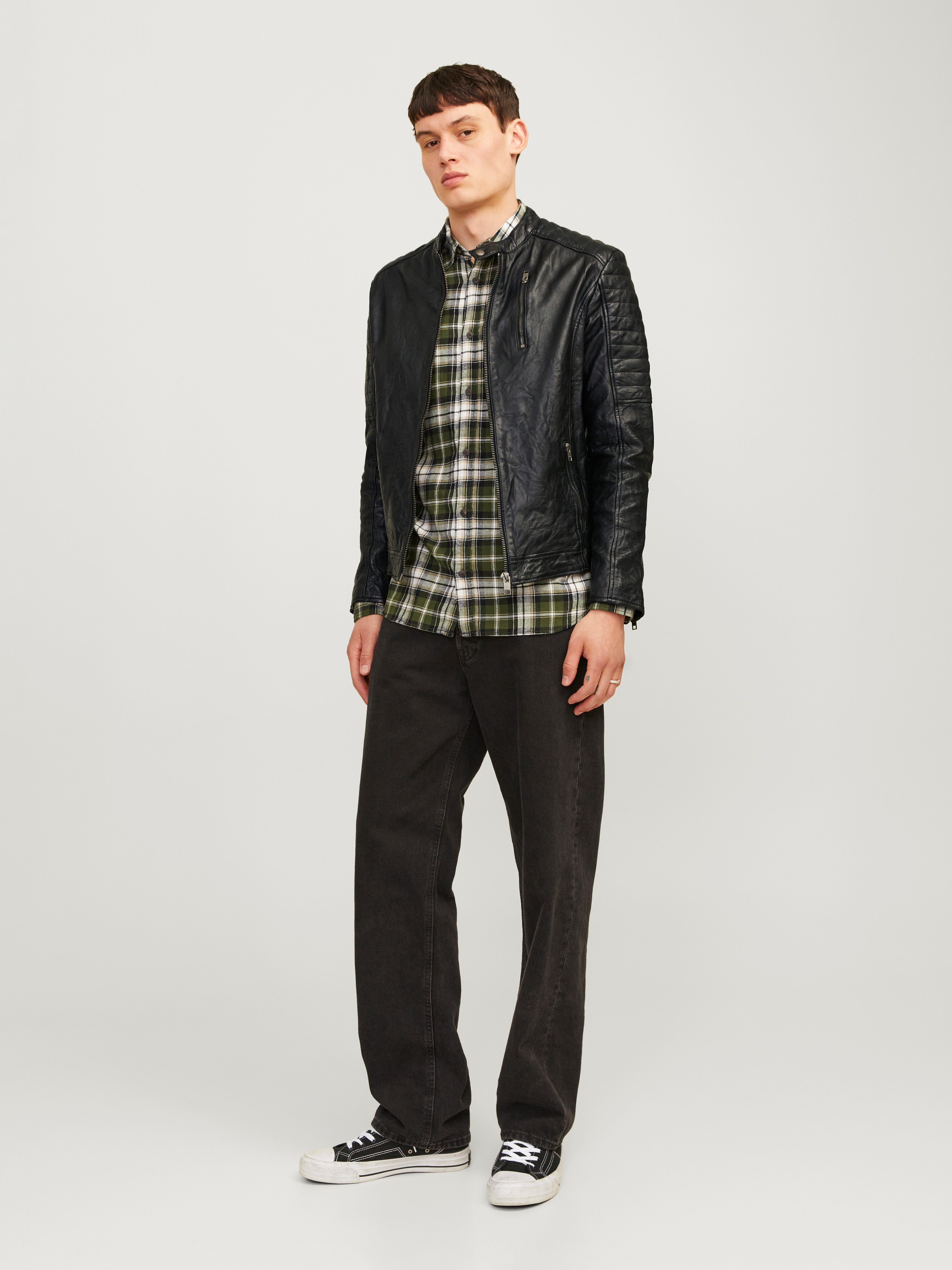 Jack & Jones Leren jack JJERICHARD LEATHER JACKET NOOS