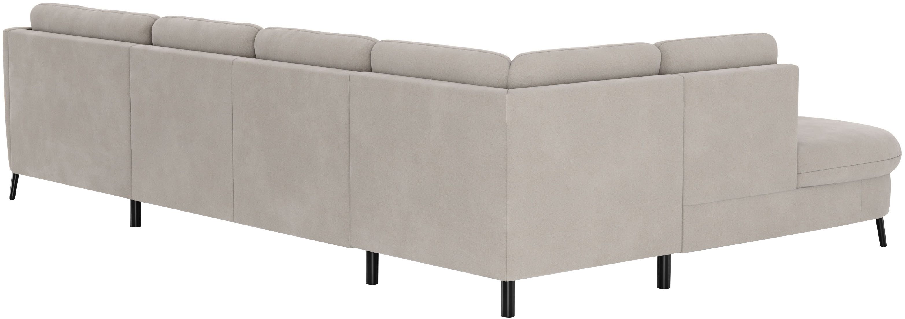 sit&more Zithoek Soul U-model optioneel met bed en bedlade