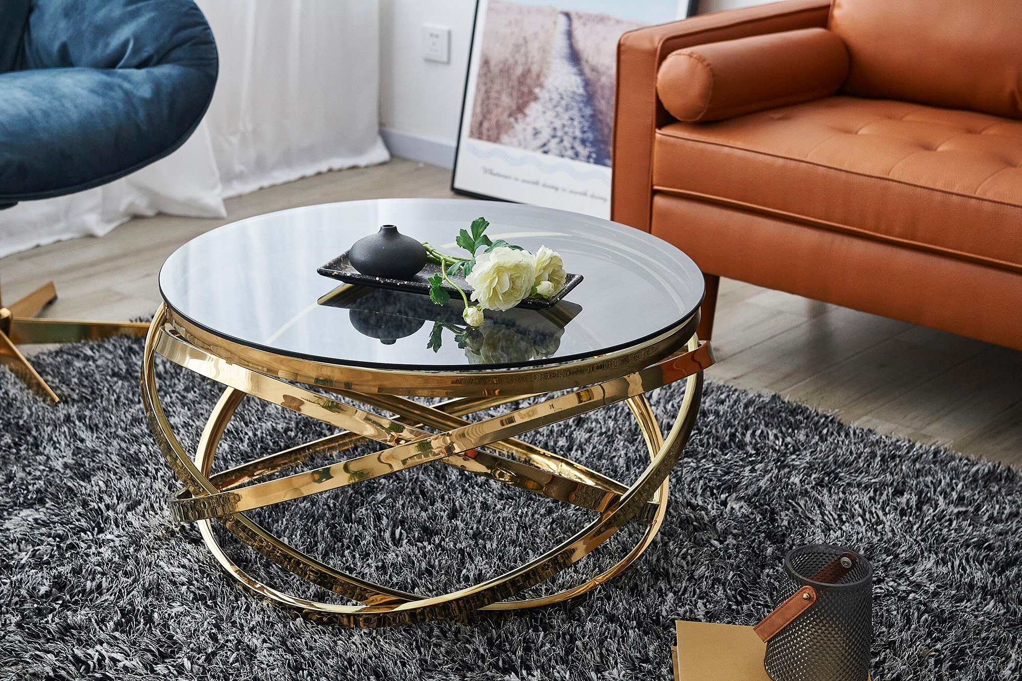 SalesFever Salontafel Frame gemaakt van roestvrij edelstaal