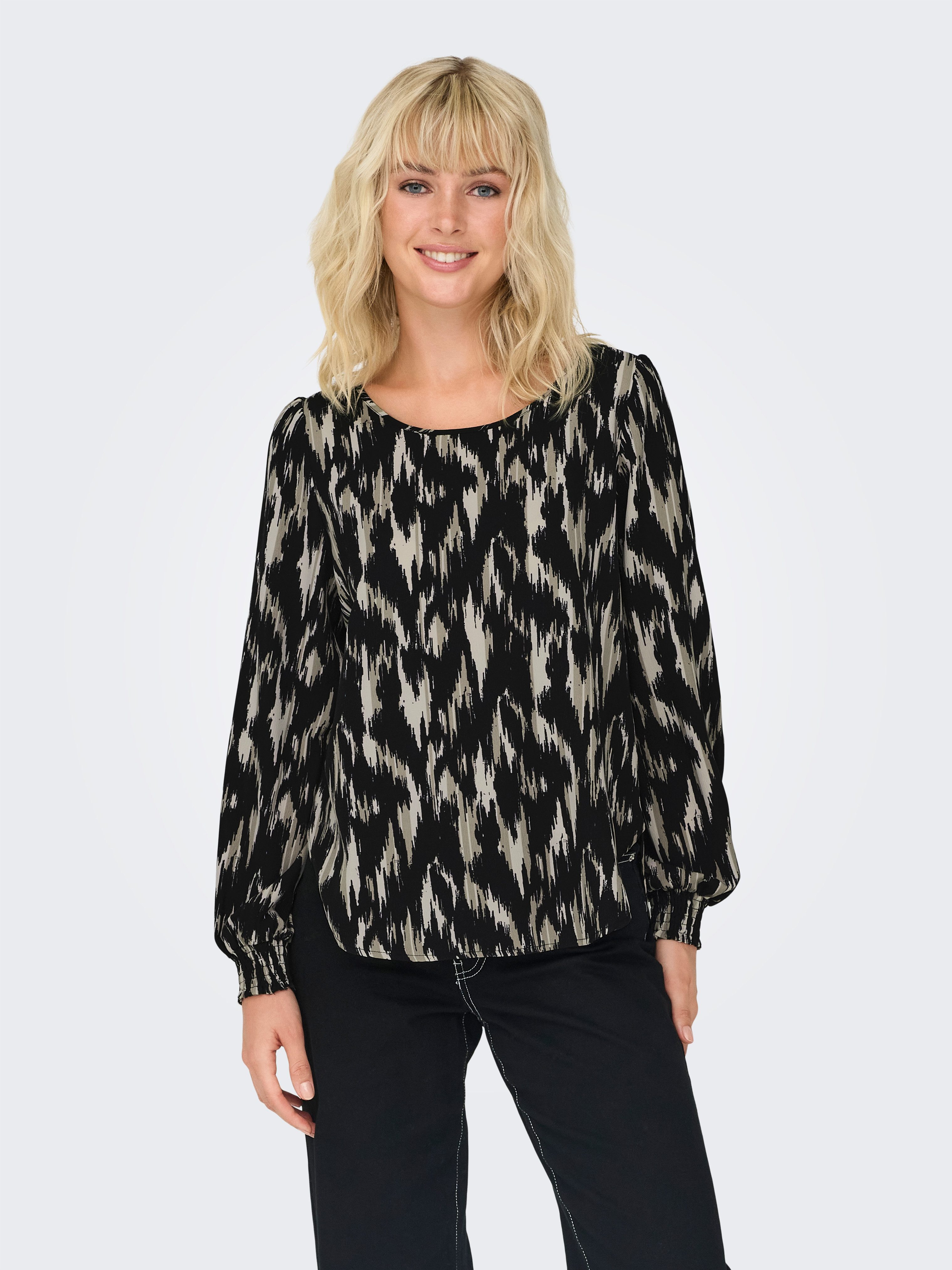 NU 20% KORTING: Only Shirt ONLELITE LIFE L-S TOP NOOS PTM