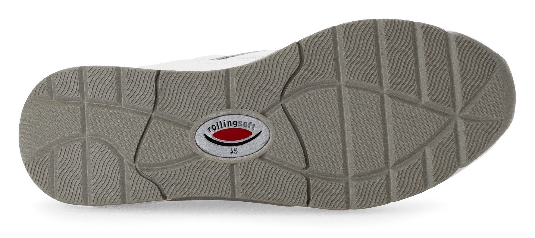 Gabor Rollingsoft Sneakers met sleehak vrijetijdsschoen, lage schoen, veterschoen met uitneembaar voetbed