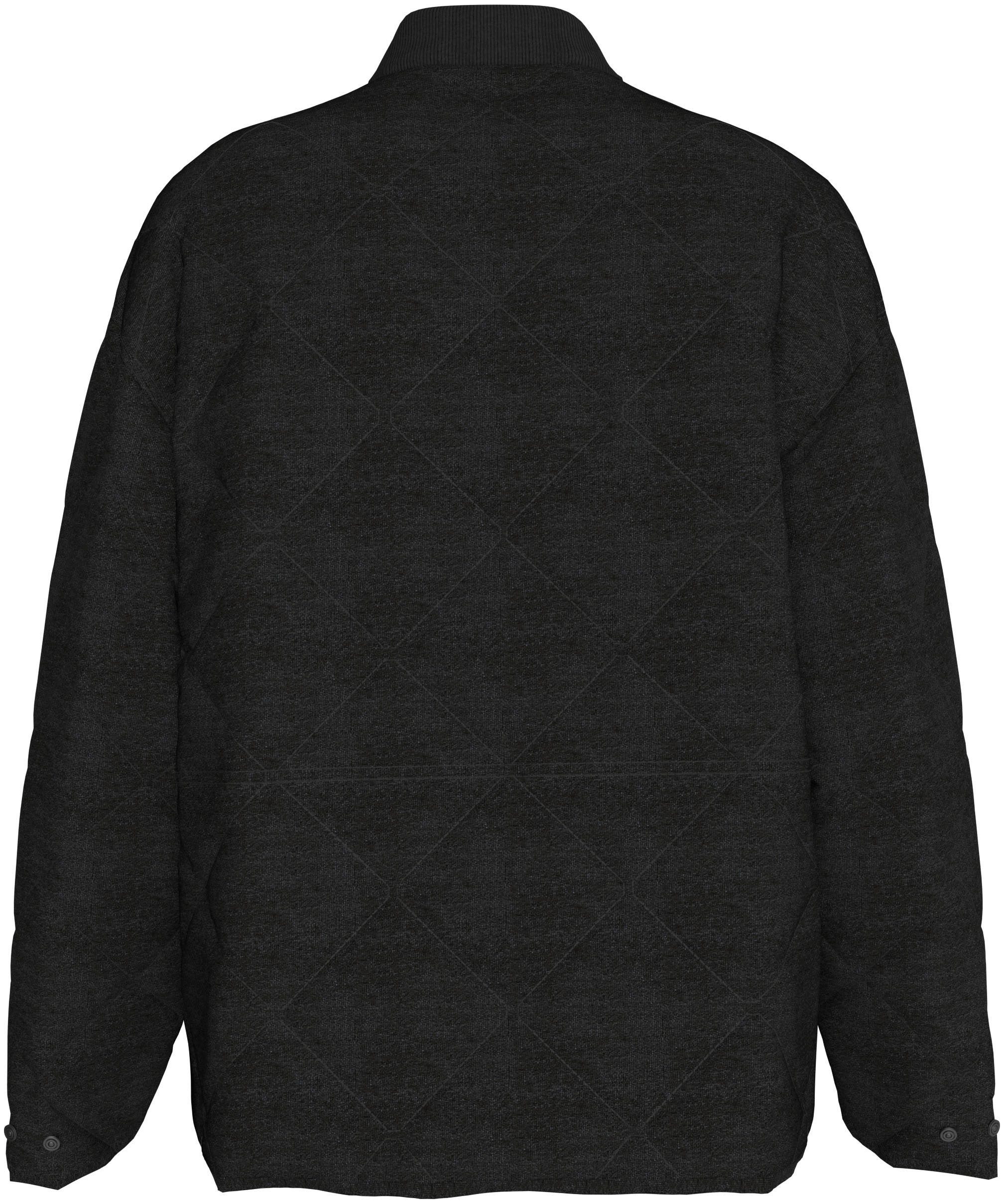 Calvin Klein Gewatteerde jas QUILTED JACKET Logopatch, staande kraag