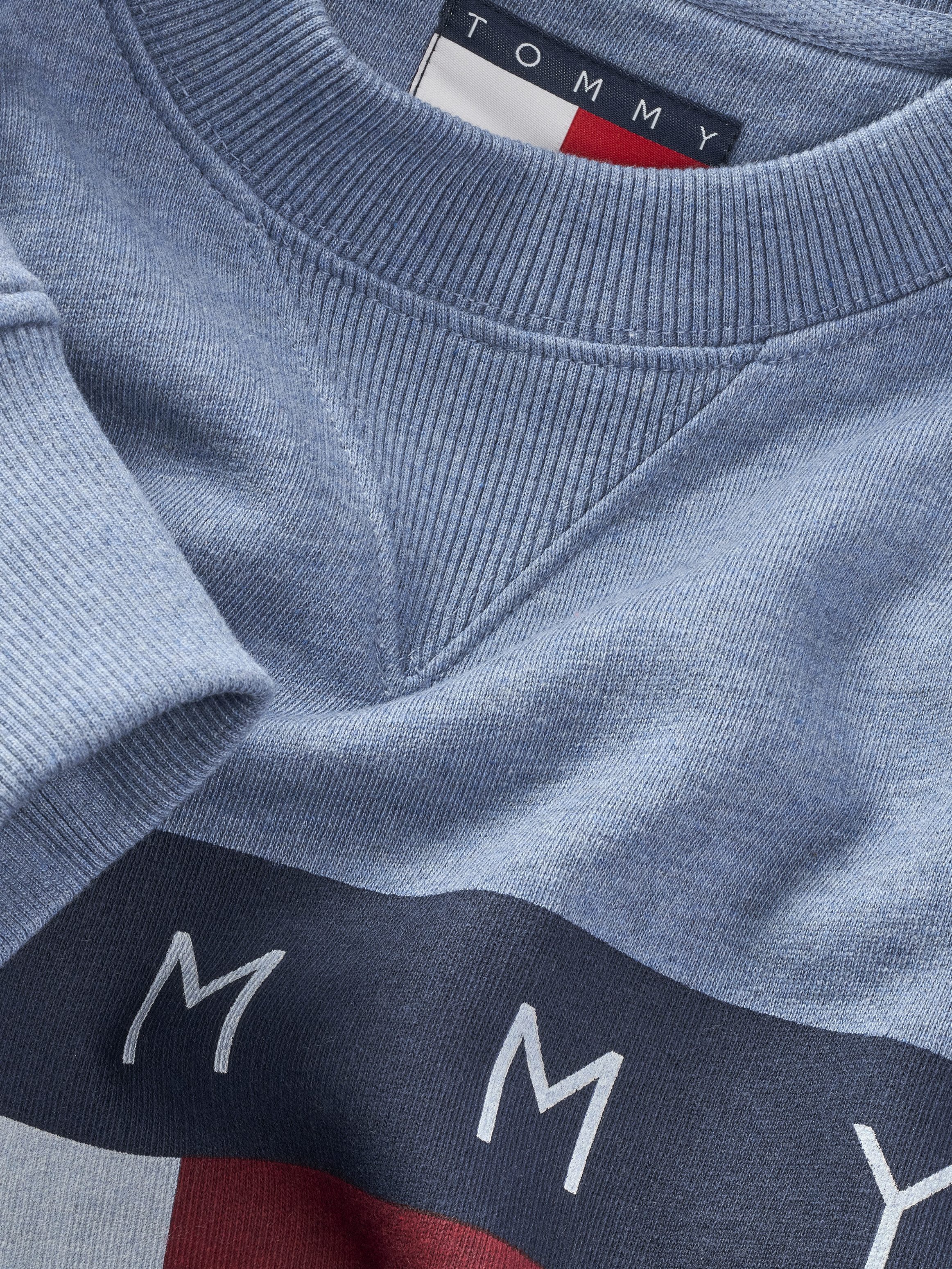 TOMMY JEANS Sweatshirt TJM MELANGE FLAG CREW