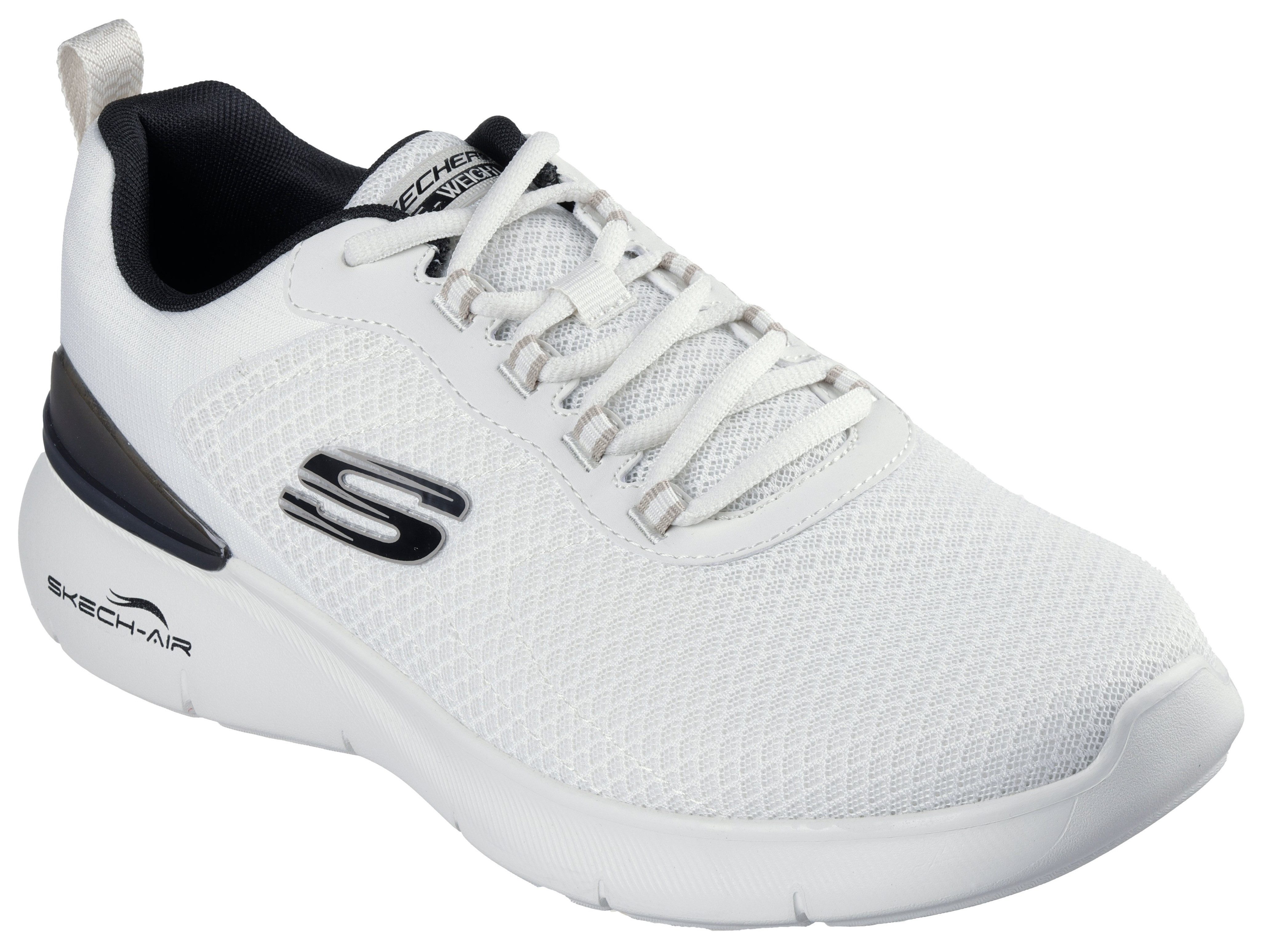 Skechers Sneakers met sleehak SKECH-AIR DYNAMIGHT 2.0-DURRON vrijetijdsschoen, lage schoen, veterschoen in vegan uitvoering heren lage sneakers maat