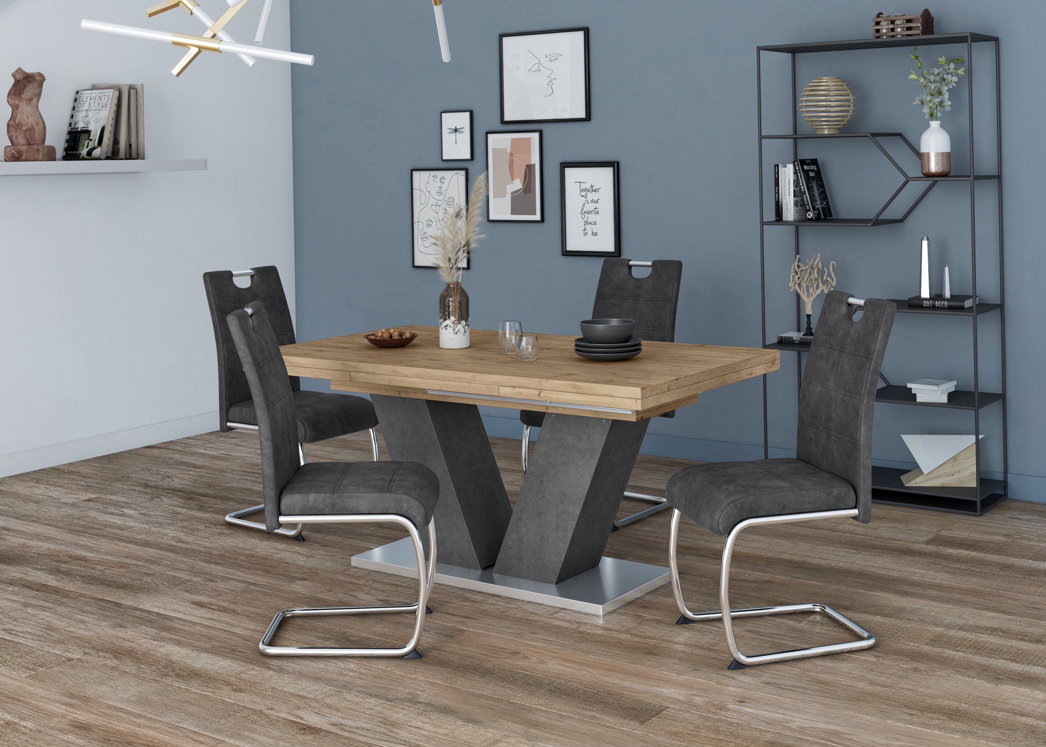 HELA Vrijdragende stoel Flora, eetkamerstoelen