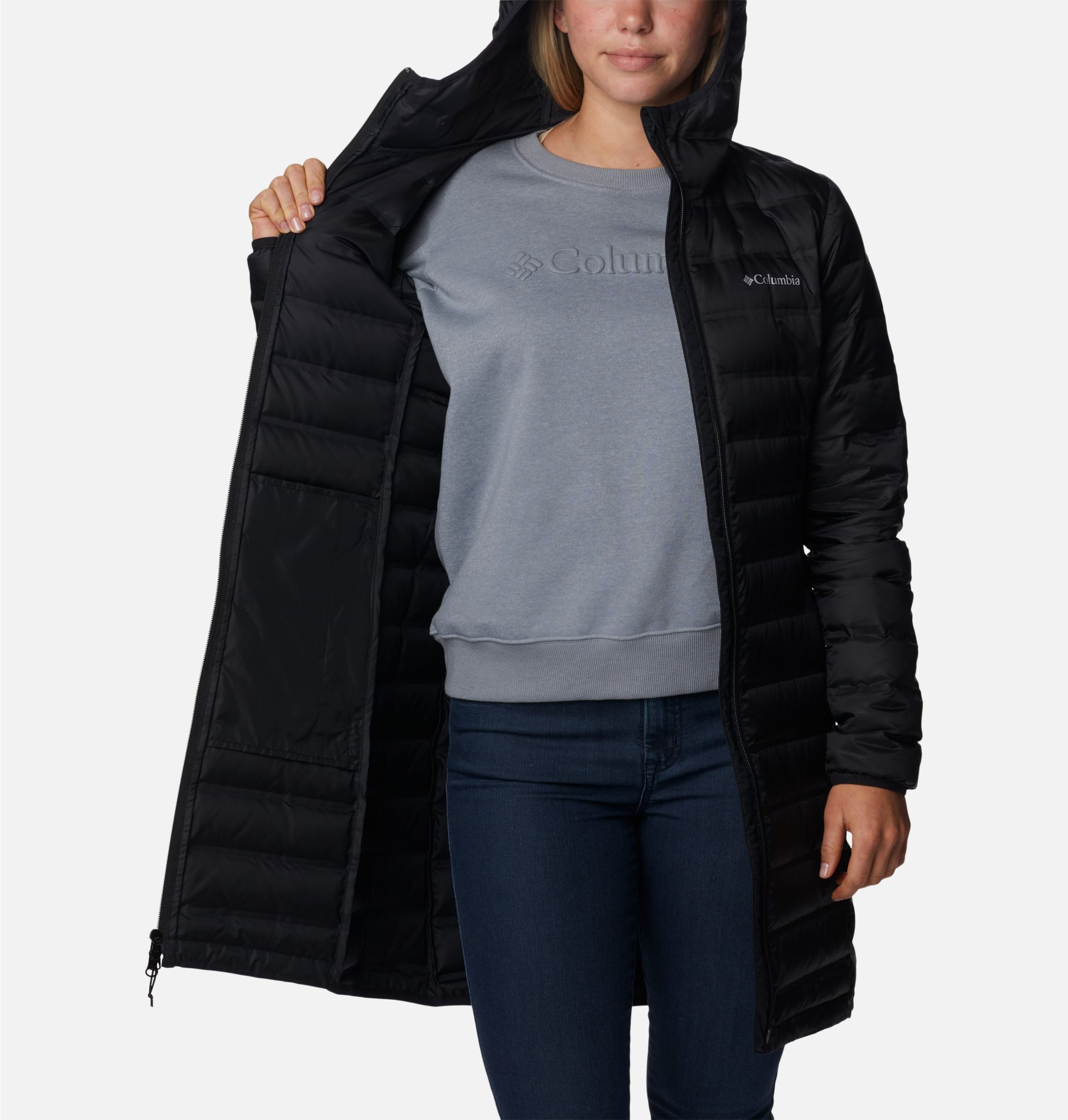 Columbia Donsjas LAKE 22 II DOWN LONG HOODED JACKET (1-delig)