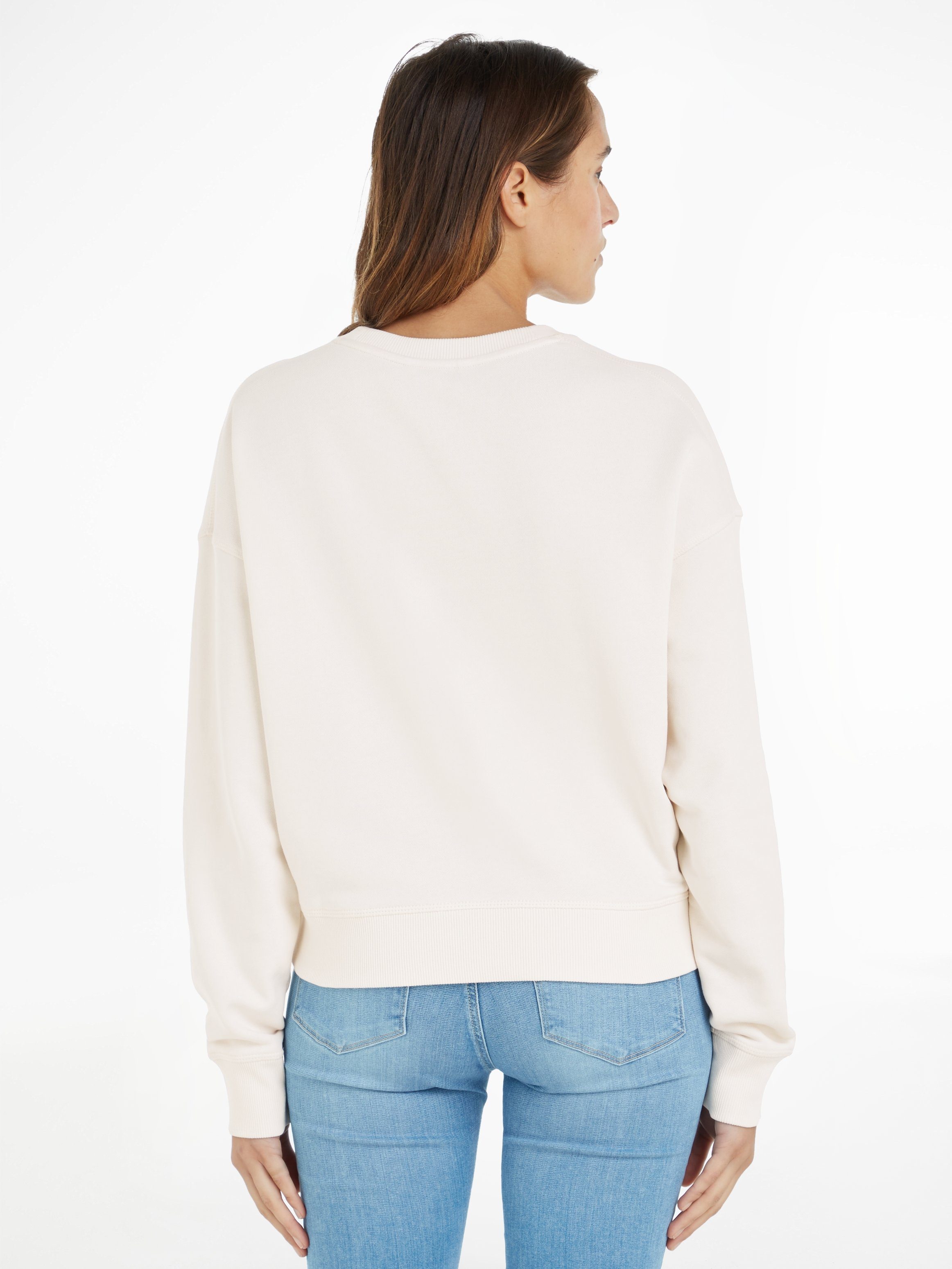 Tommy Hilfiger Sweatshirt REG MONOTYPE EMB SWEATSHIRT met opvallend geborduurd hilfiger-logo