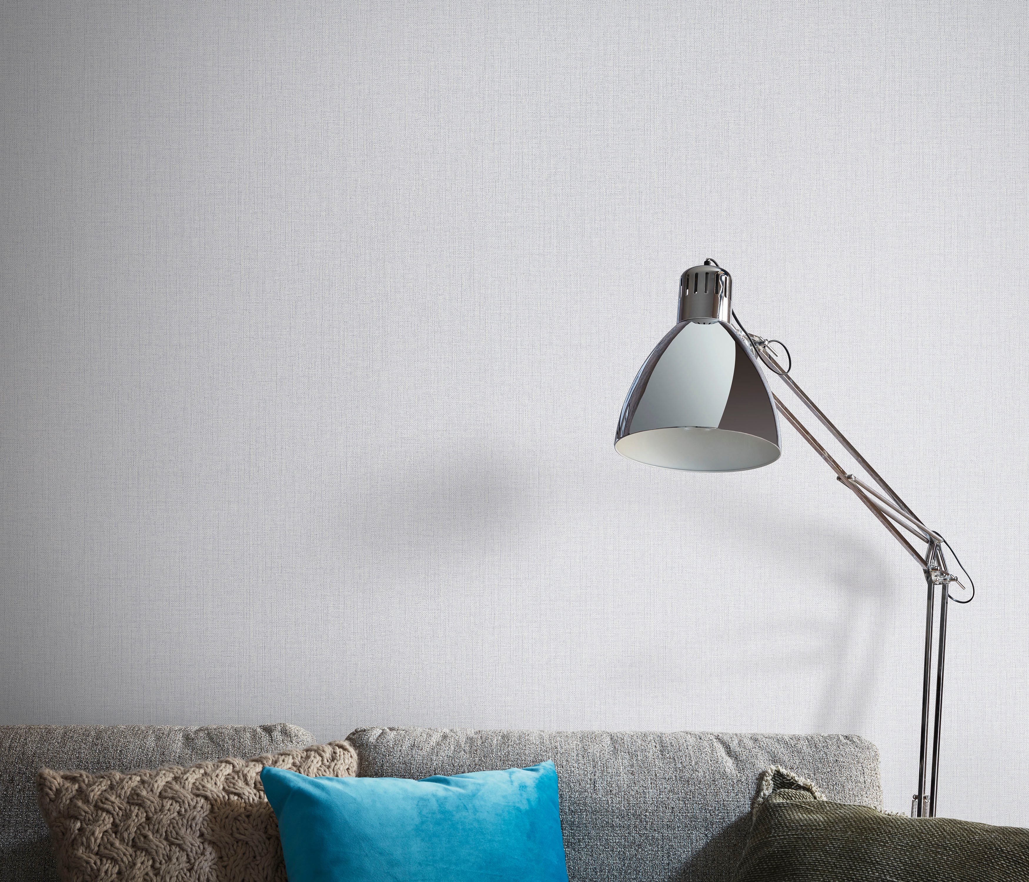 Erismann Vliesbehang PVC-vrije vliesbehang ELIN (1 stuk) zelfklevend behang grijs