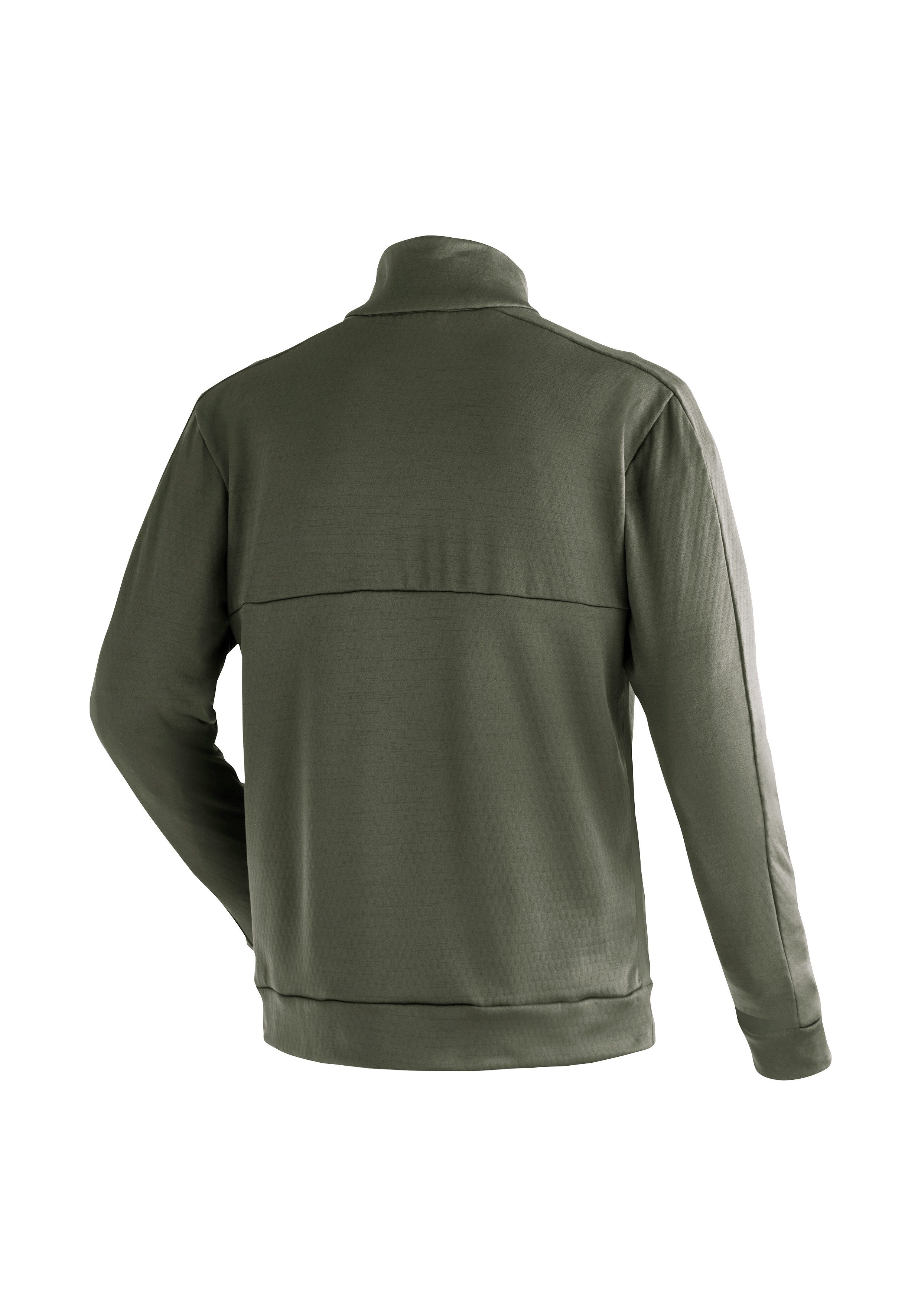 Maier Sports Functioneel shirt Granni M Heren midlayer-jack, ademend en snel drogend, fleece-jack