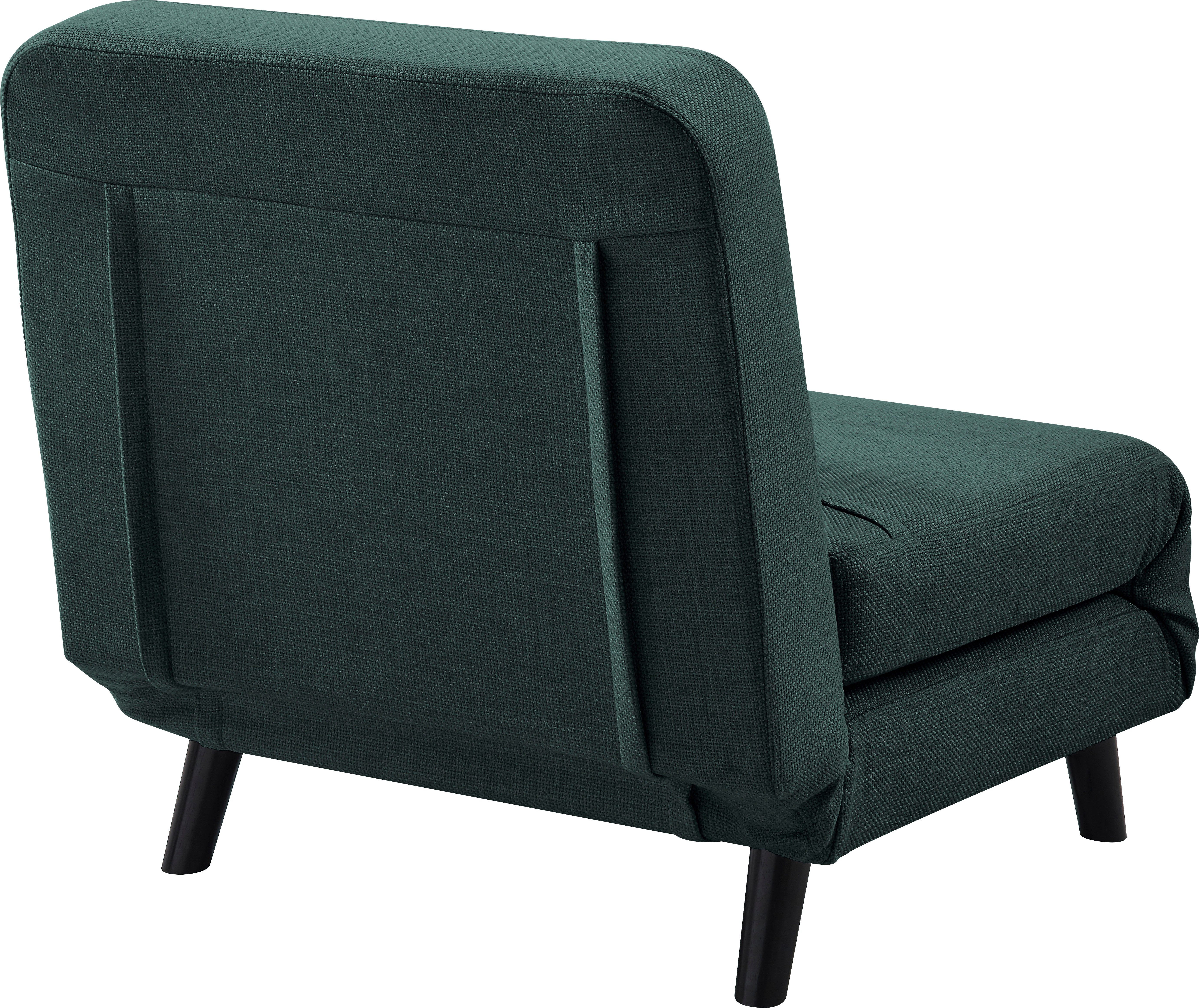 ATLANTIC home collection Fauteuil Robby incl. bedfunctie, meerdere verstelbaar, structuurstof