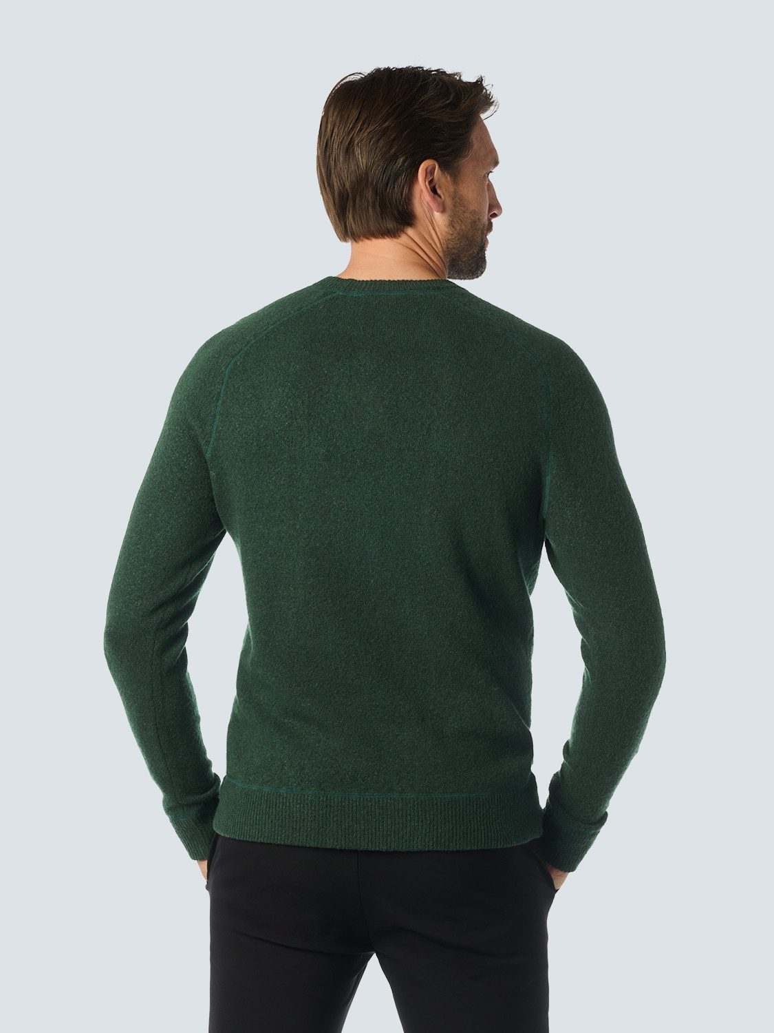 NO EXCESS Gebreide trui in gemêleerde look