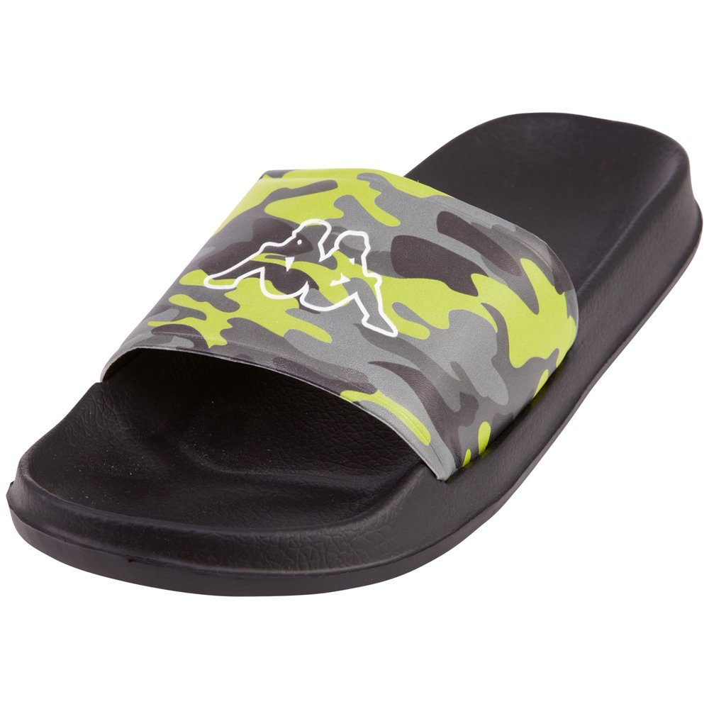 Kappa Badslippers met camouflagekleurige all-over print