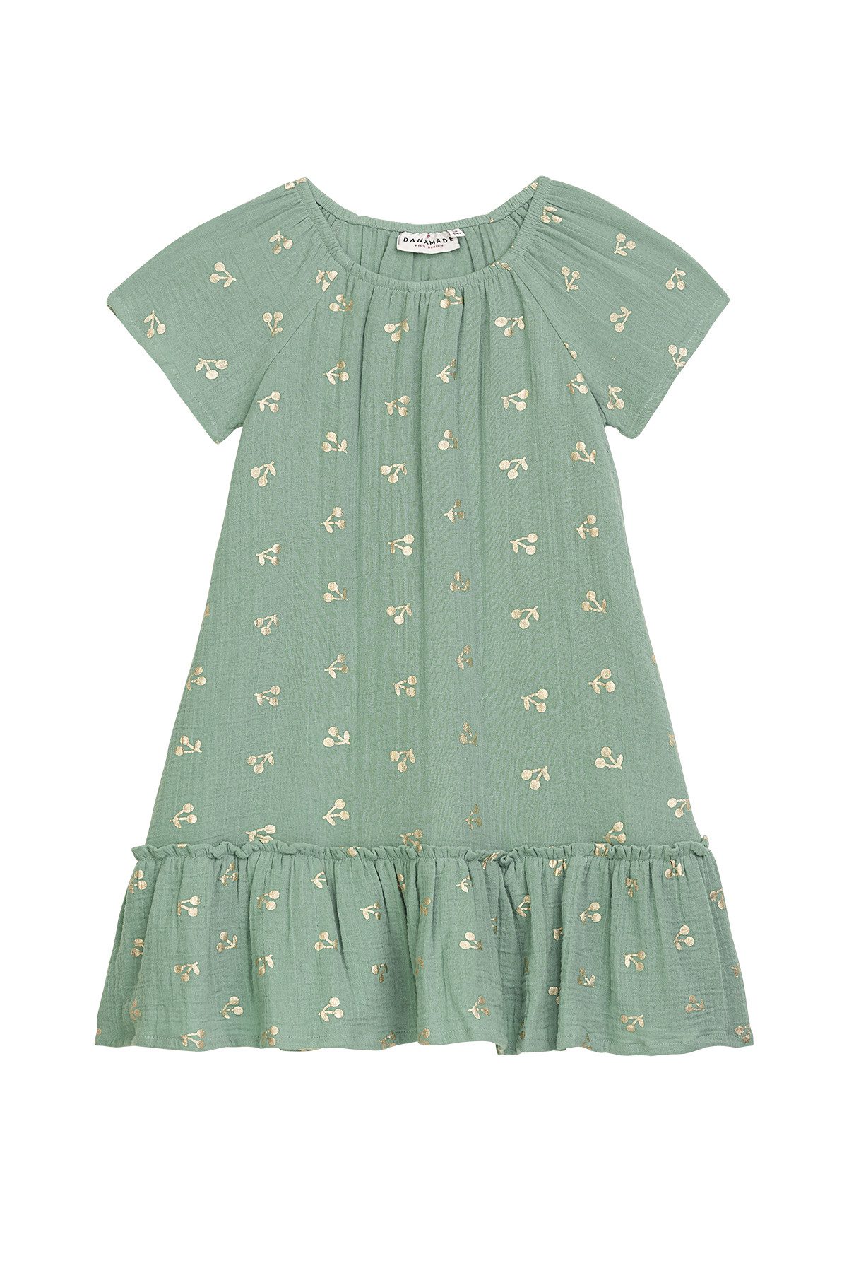 OTTO Danamade Gedessineerde jurk DANAMADE Dresses DIDABELLA meisjes jurken maat 122 groen