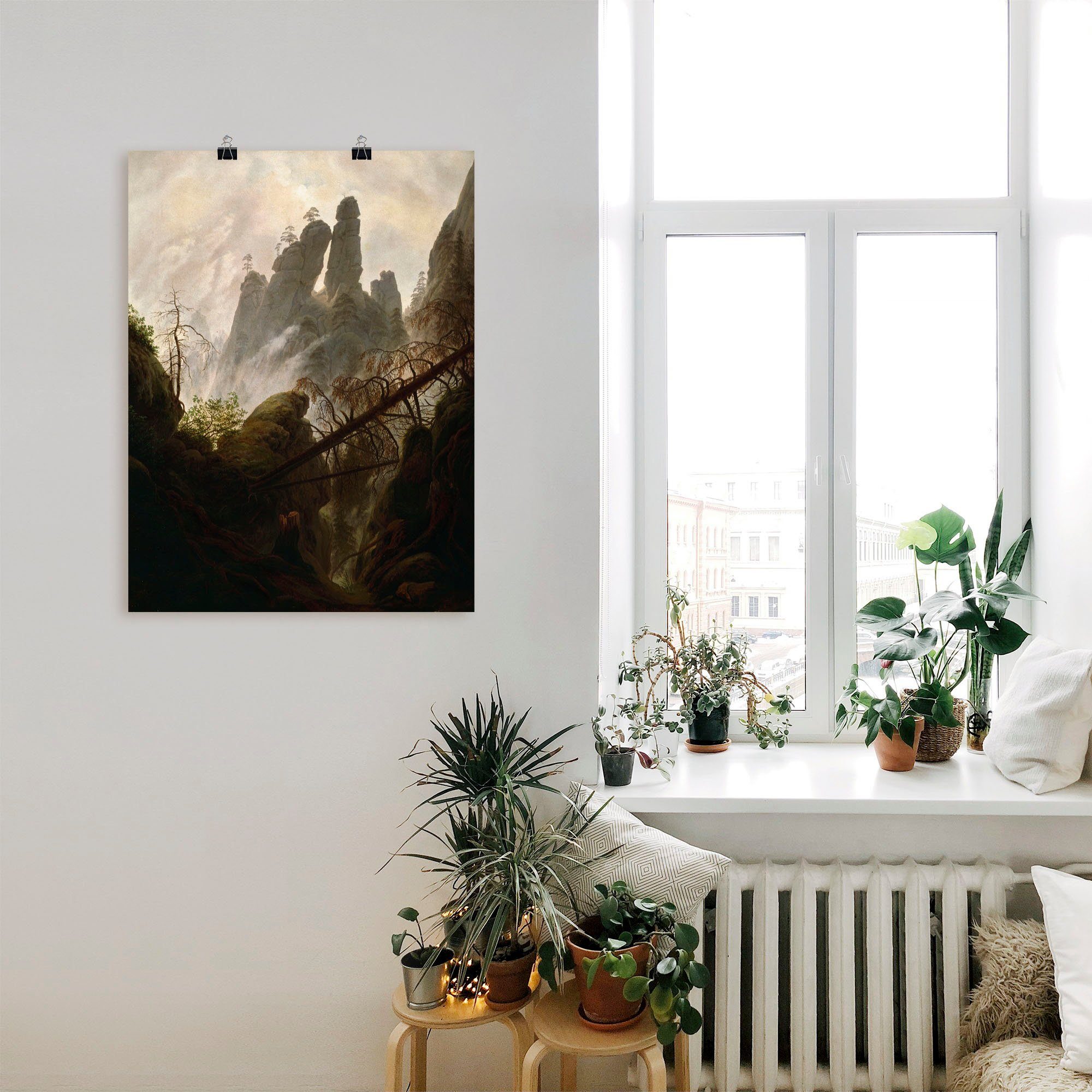 Artland Artprint Rotskloof, 1822/23 als artprint op linnen, muursticker of poster in verschillende maten