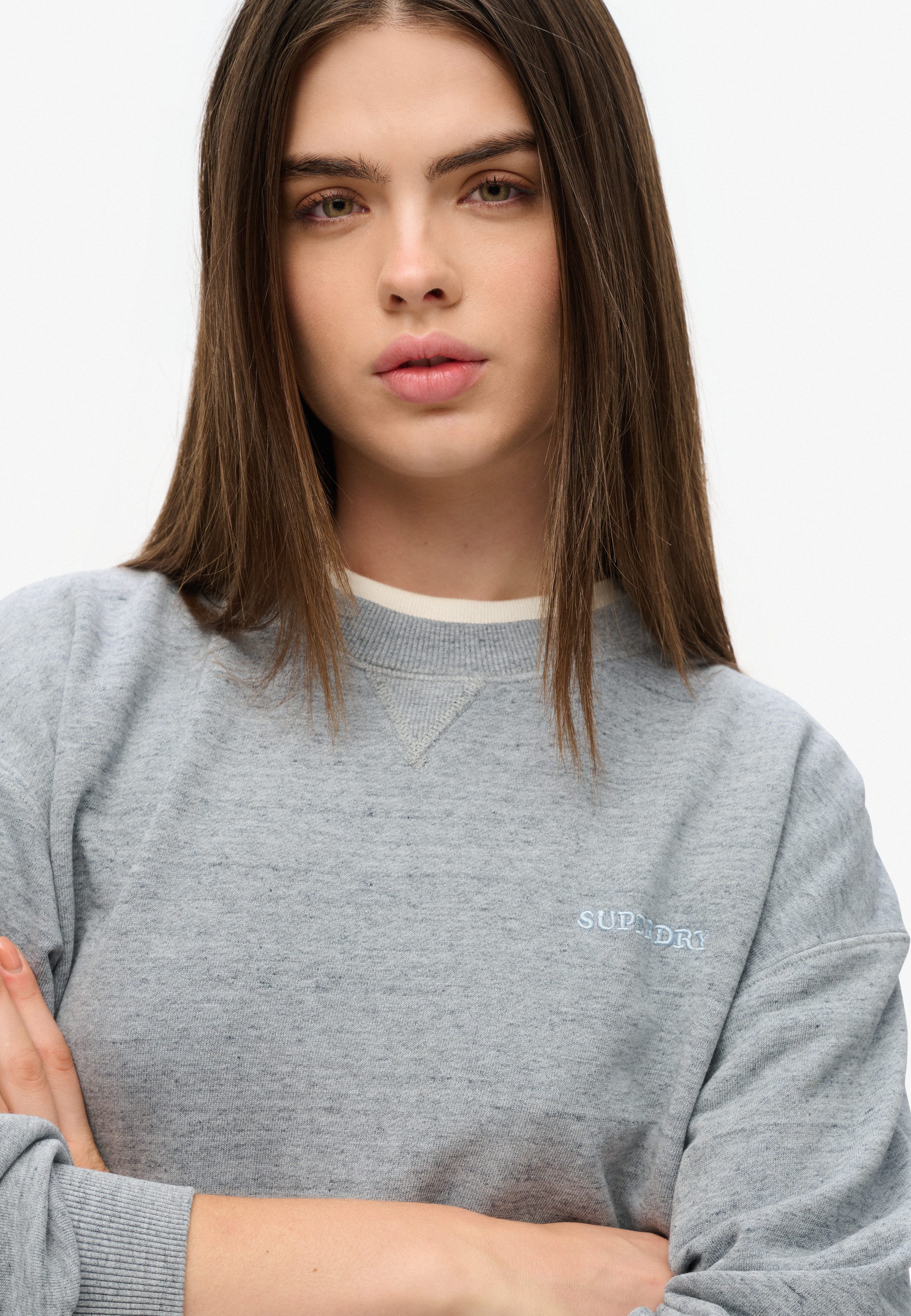 Superdry Sweatshirt ESSENTIAL LOGO OVERDYED SWEAT