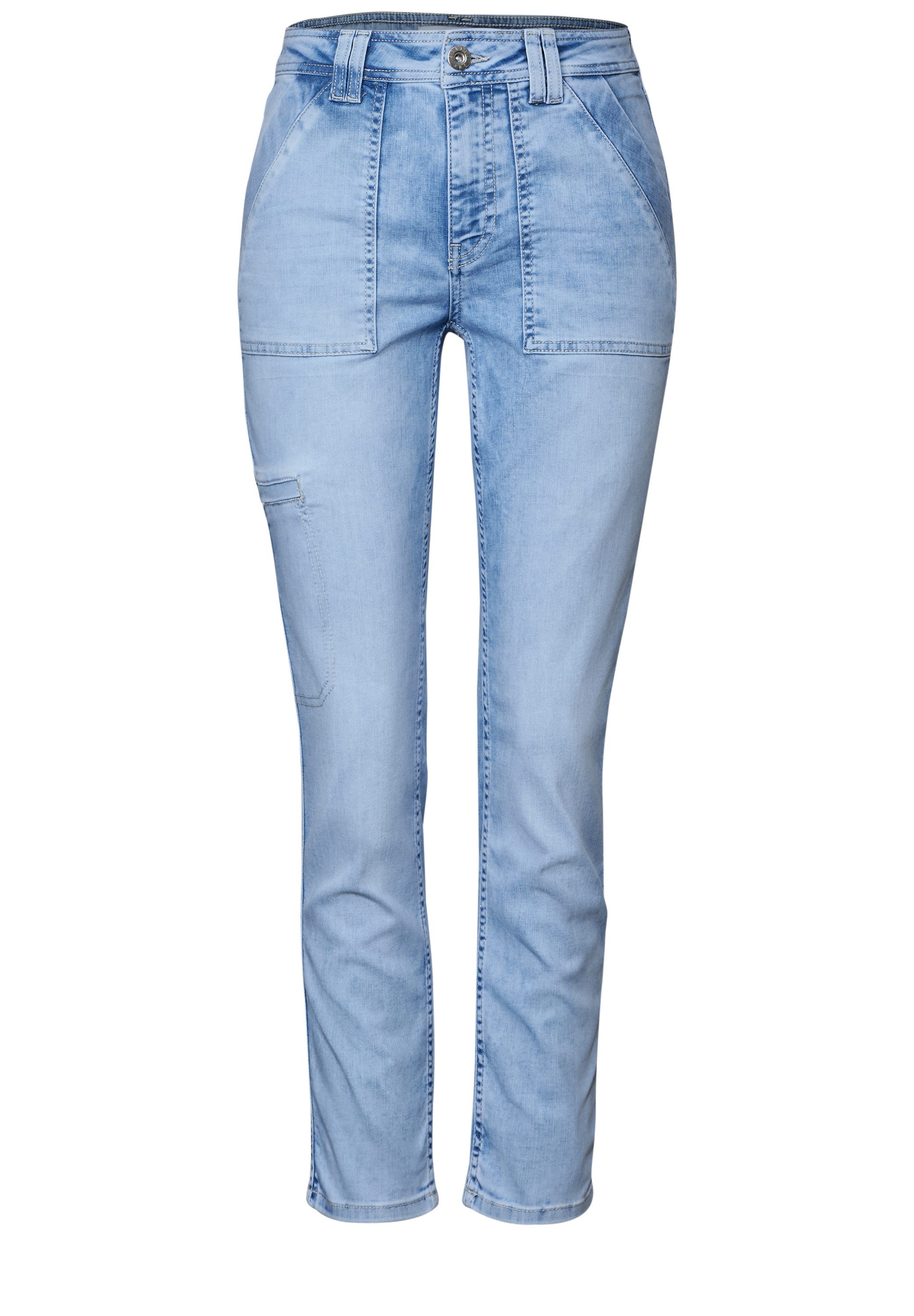 STREET ONE Relax fit jeans in cargo-look