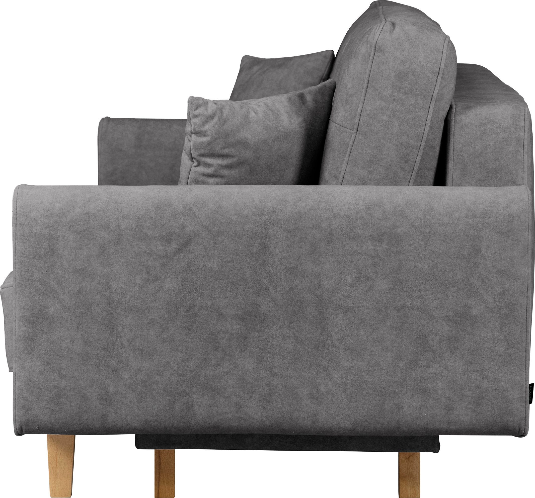 Home affaire 3-zitsbank TRIPLO optioneel slaapbank met bedlade, afmetingen B/D/H: 215/100/89 cm