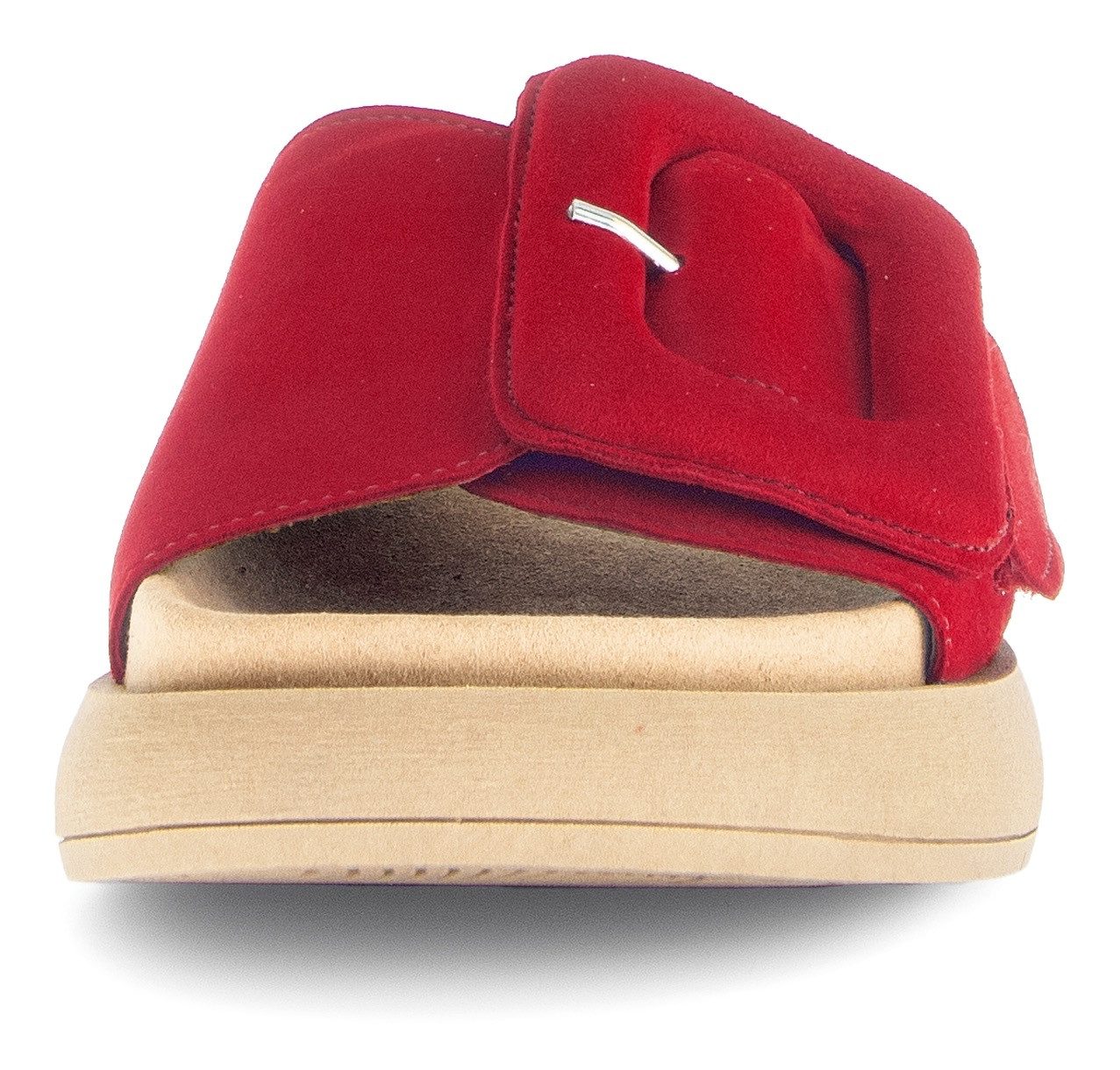 Gabor Slippers , plateau, zomerschoen, slippers met grote decoratieve gesp