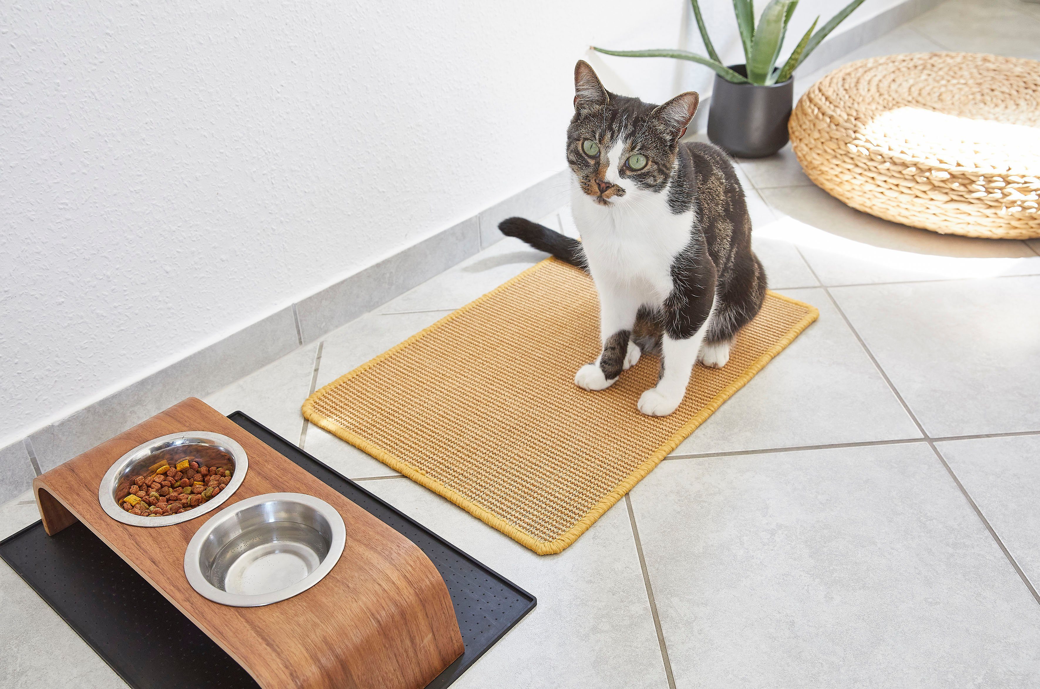 Pets Club Krabmat Katten-Krabspeelmat Sisal Krabtapijt, van 100% sisal, in verschillende maten verkrijgbaar