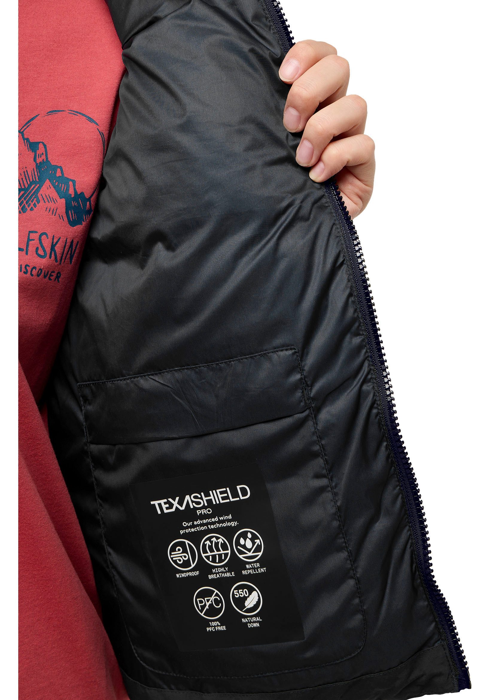 Jack Wolfskin Donzen bodywarmer Noorderlicht
