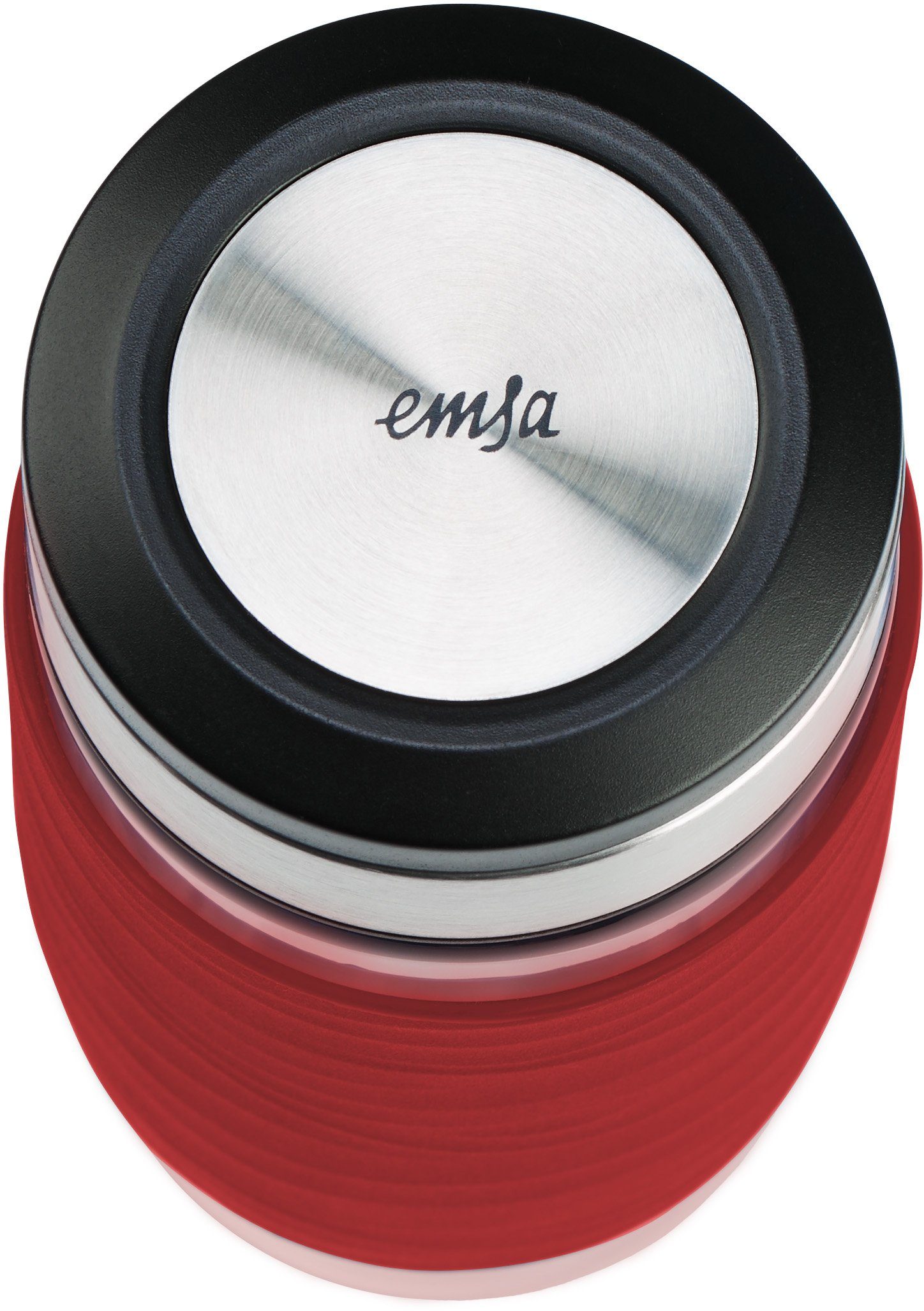 Emsa Thermosbeker Tea Mug Theekop, 400 ml, 100% dicht, 3-delig, met uitneembaar theefilter (set, 3-delig)