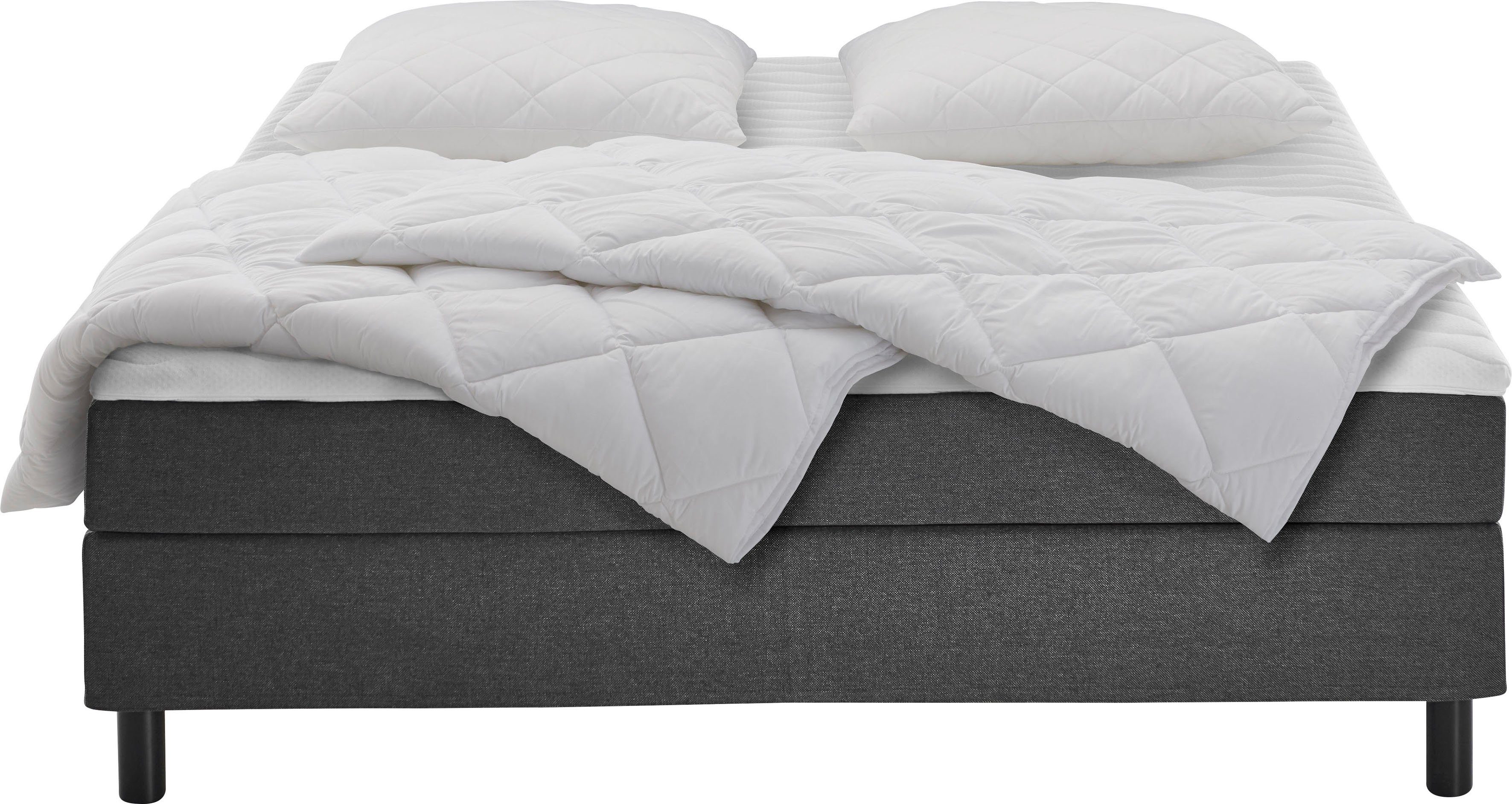 ATLANTIC home collection Boxspring Happy zonder hoofdbord, met topmatras, naar keuze met of zonder beddengoed