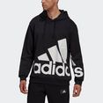 adidas performance sweatshirt essentials giant logo fleece hoodie zwart