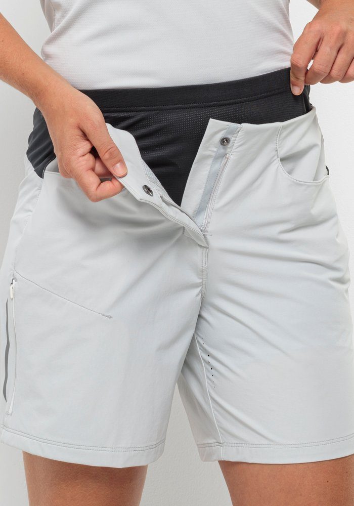 Jack Wolfskin Fietsbroekje GRAVEX PADDED BOXER W
