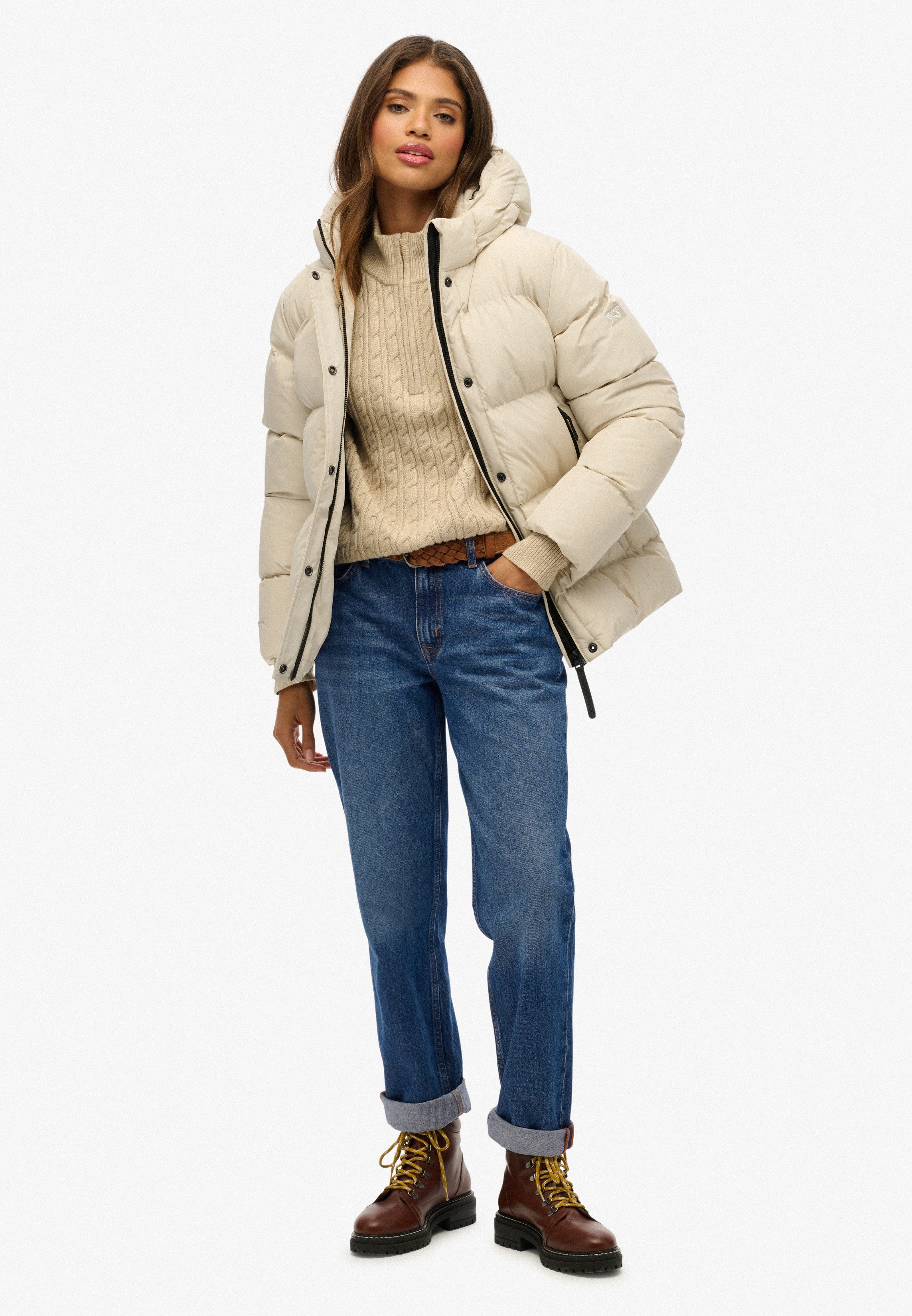 Superdry Gewatteerde jas HOODED 5 BAFFLE SPORTS PUFFER