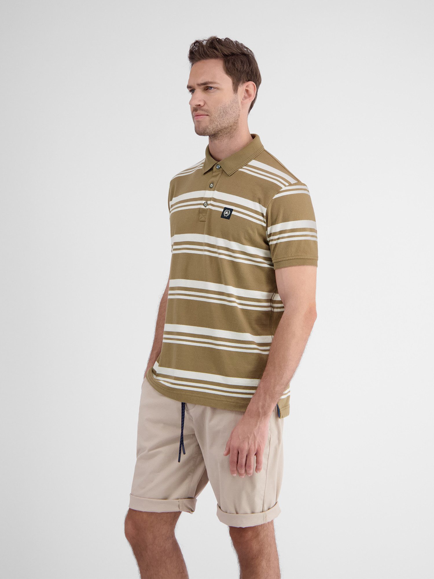 Lerros Poloshirt LERROS gestreept poloshirt voor heren