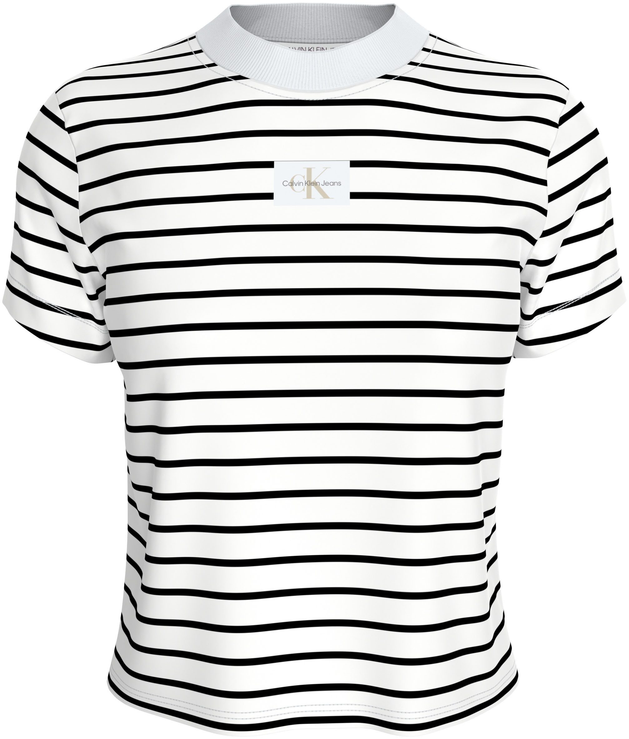Calvin Klein T-shirt WOVEN LABEL RIB BABY TEE