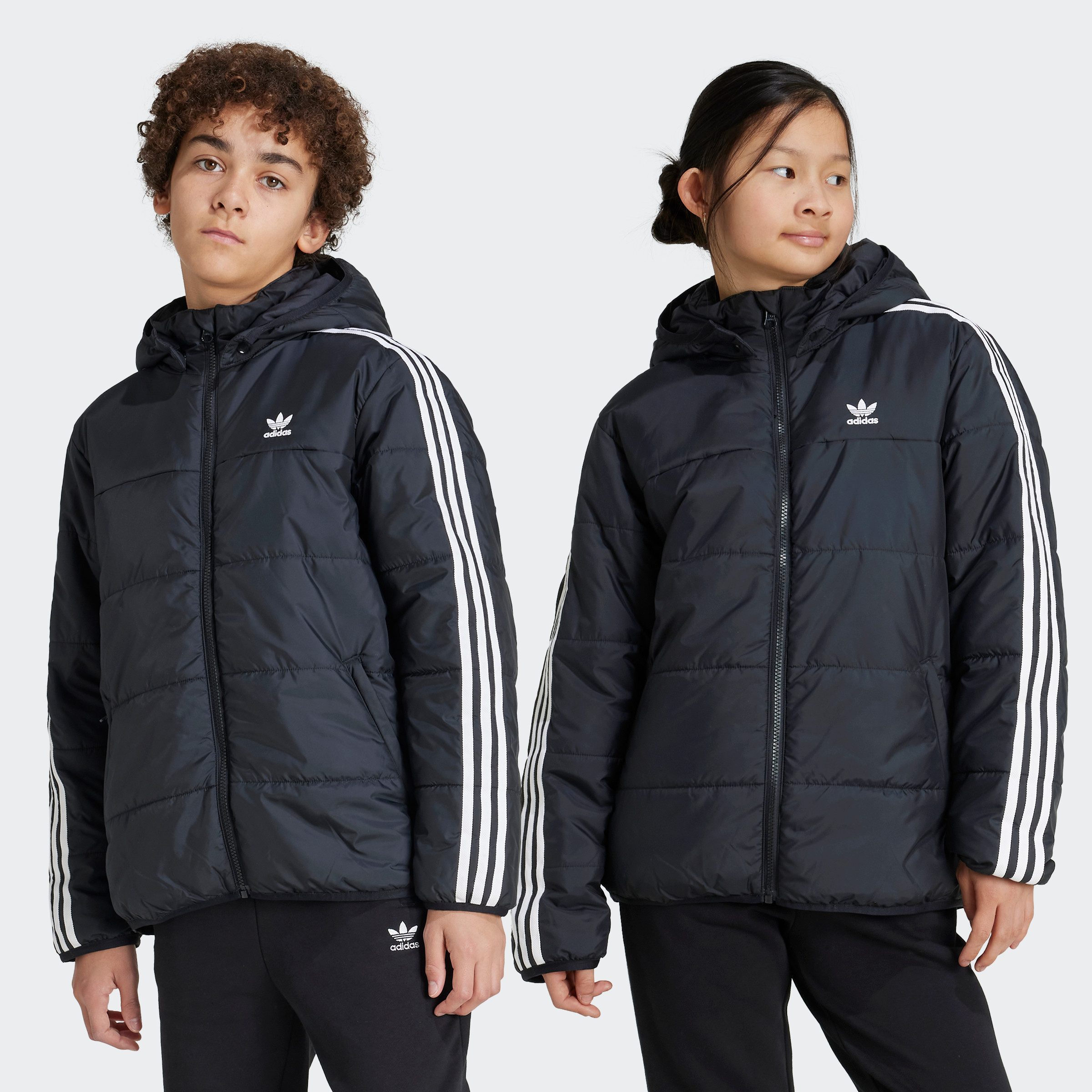 Adidas Originals adicolor Jacket unisex Puffer jackets zwart Maat S Kleding