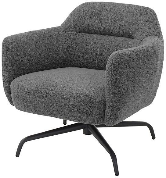 MCA furniture Loungestoel TAJO draaistoel met armleuningen (1 stuk)