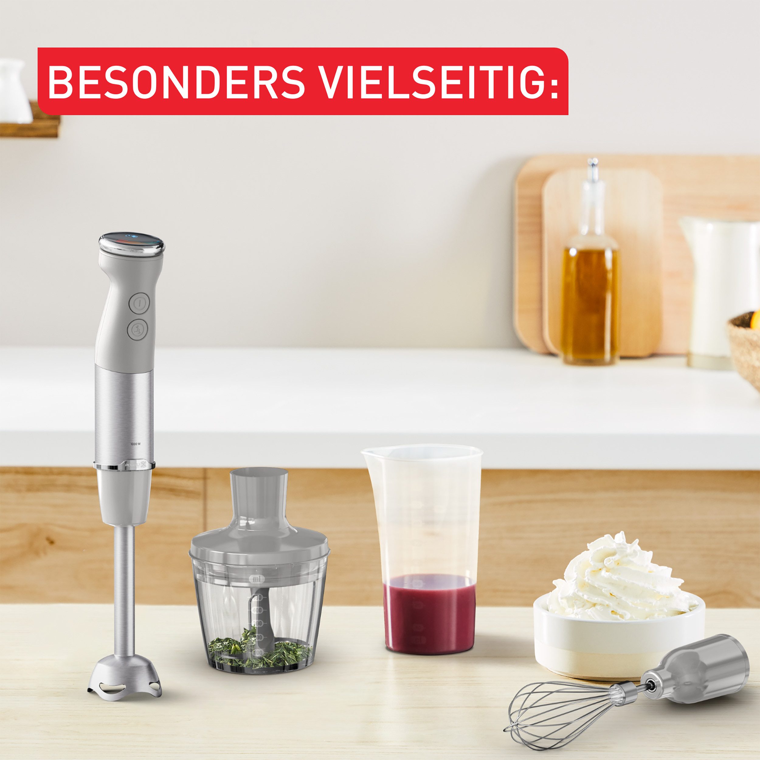 Tefal Staafmixer HB673B Quickchef+