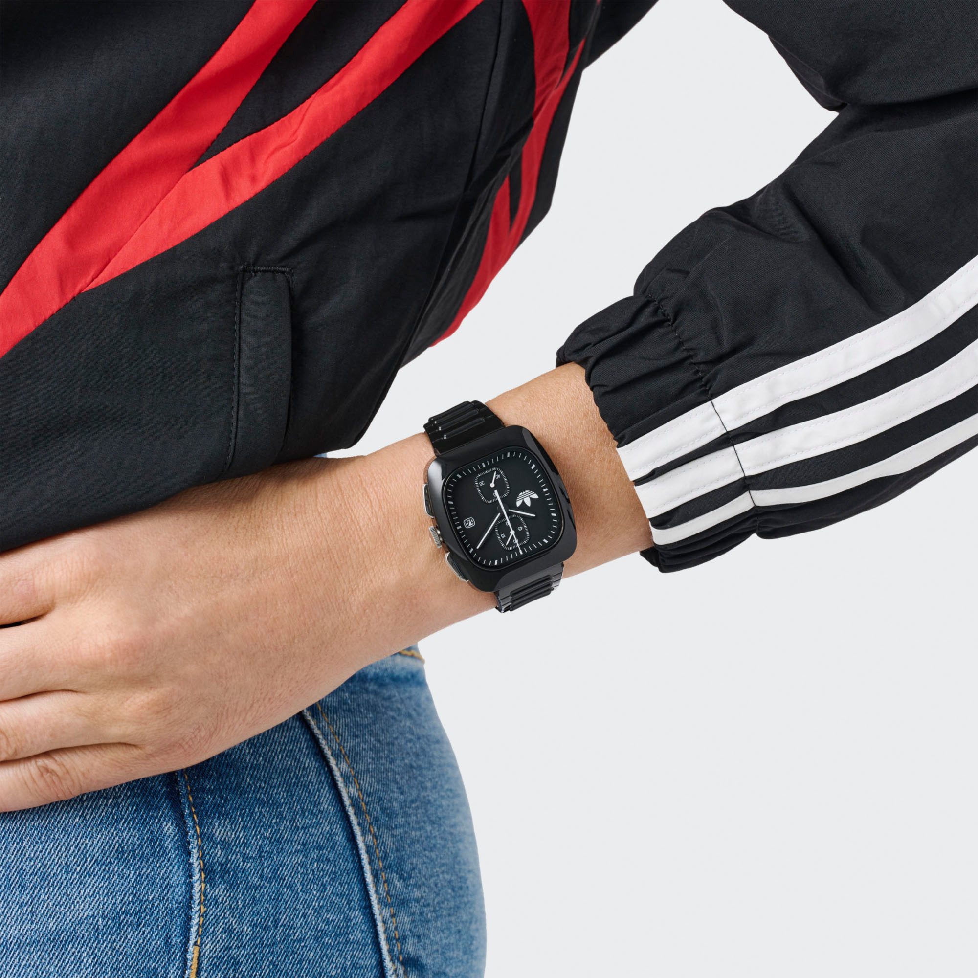 adidas Originals Chronograaf RETRO WAVE TWO CHRONO Quartzhorloge, horloge, herrenuur, damenuur, unisex, kunststof band