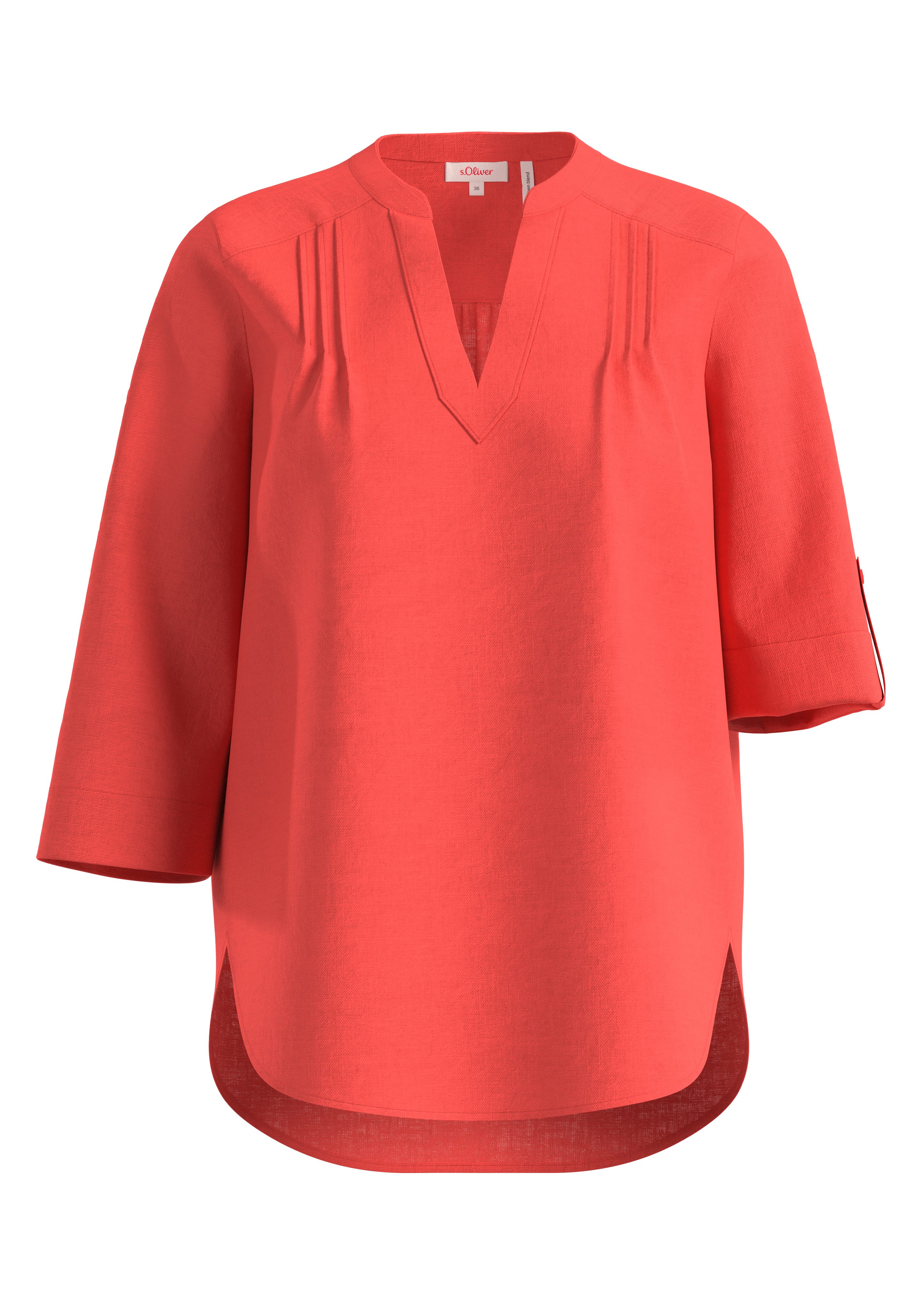 s.Oliver Klassieke blouse met 3 4-mouwen