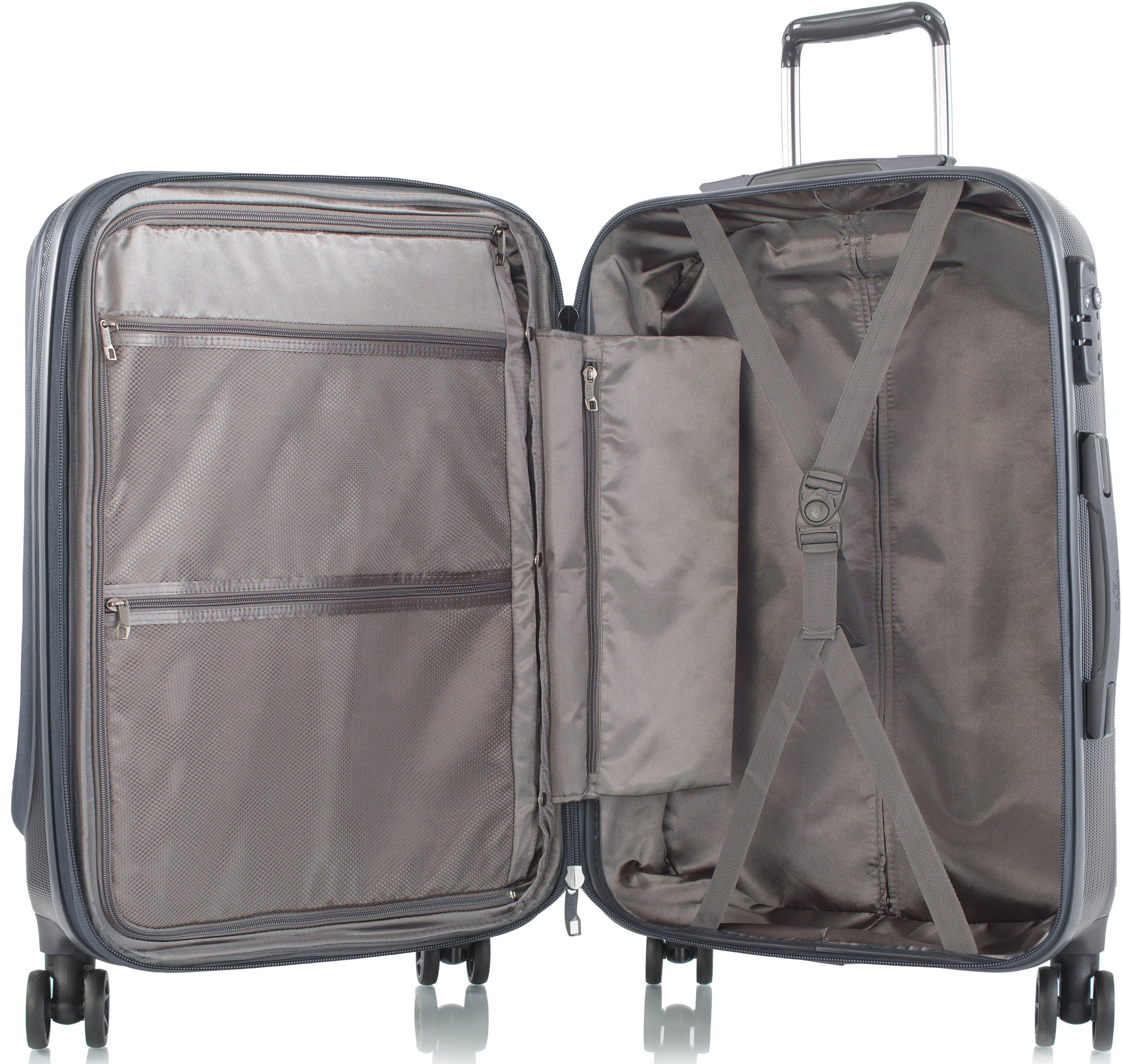 Heys Hardshell-trolley Vantage, in verschillende kleuren en maten Heys x Joachim Llambi reisbagage met voorkant toegang vak volumevergroting