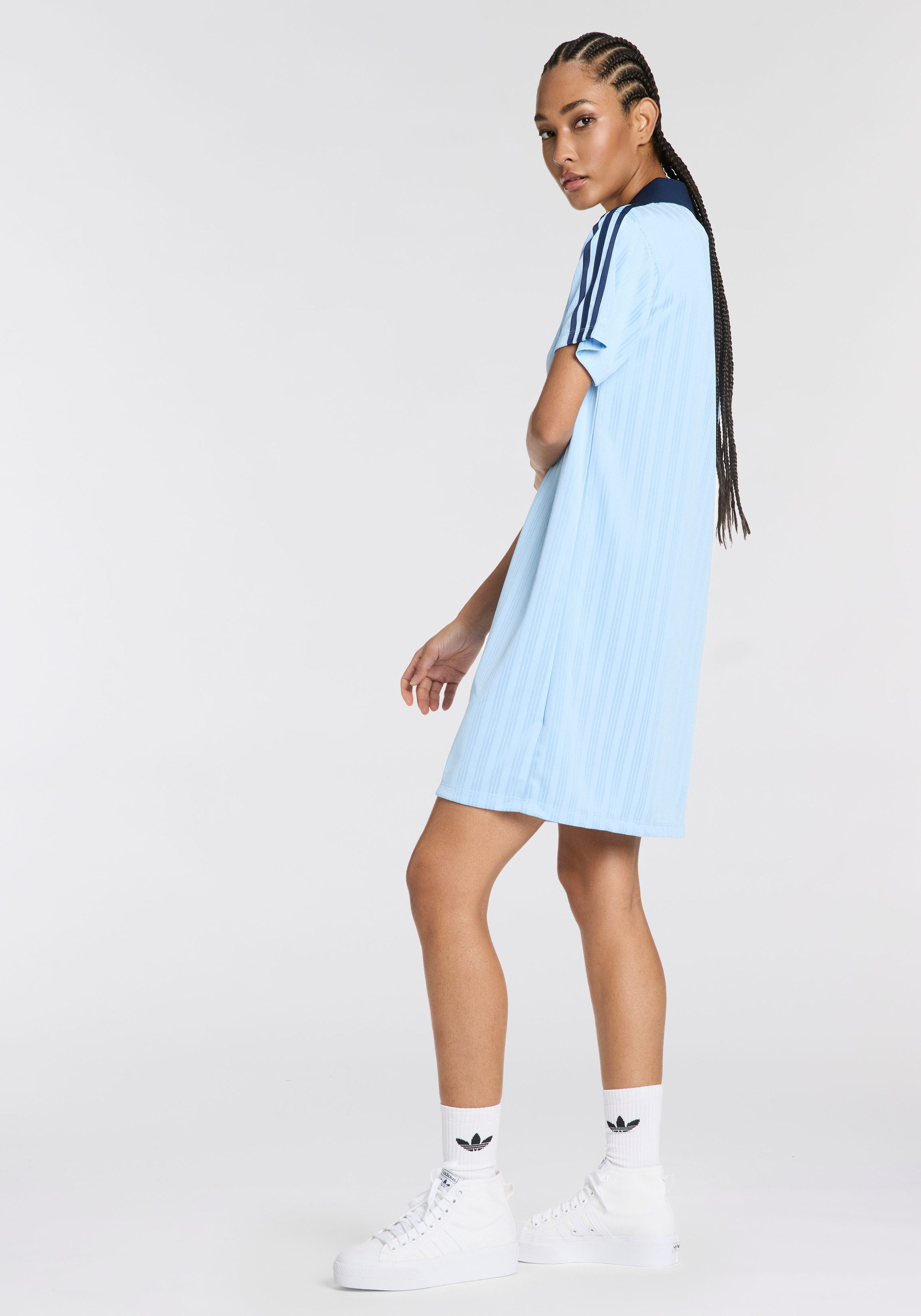 adidas Originals Shirtjurk V-NECK SS DRESS (1-delig)