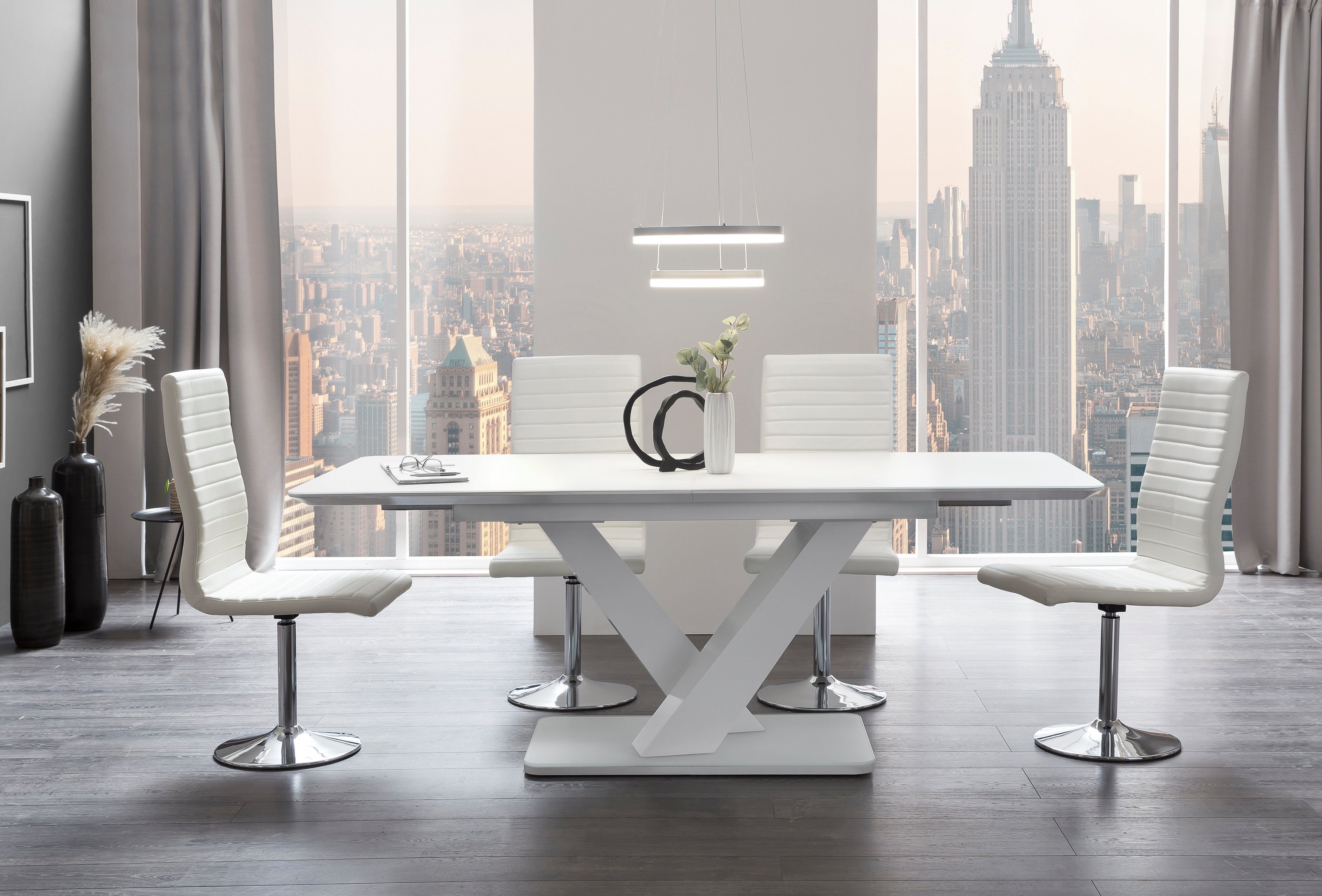 SalesFever Eethoek Tafel met uittrekfunctie (set, 5-delig)