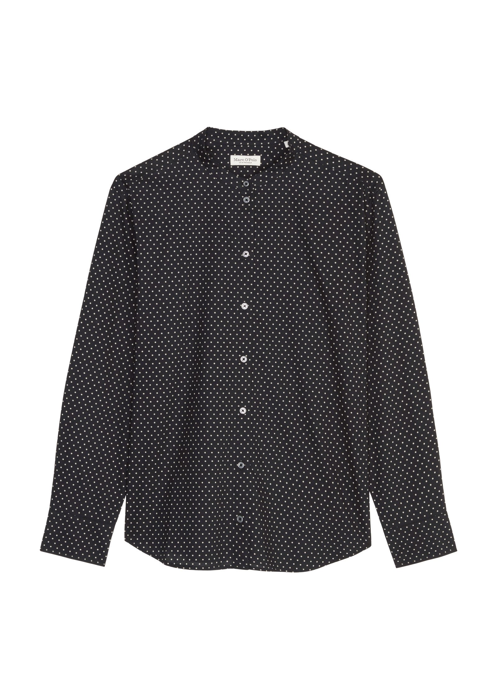 Marc O'Polo Blouse met lange mouwen met frisse allover-print