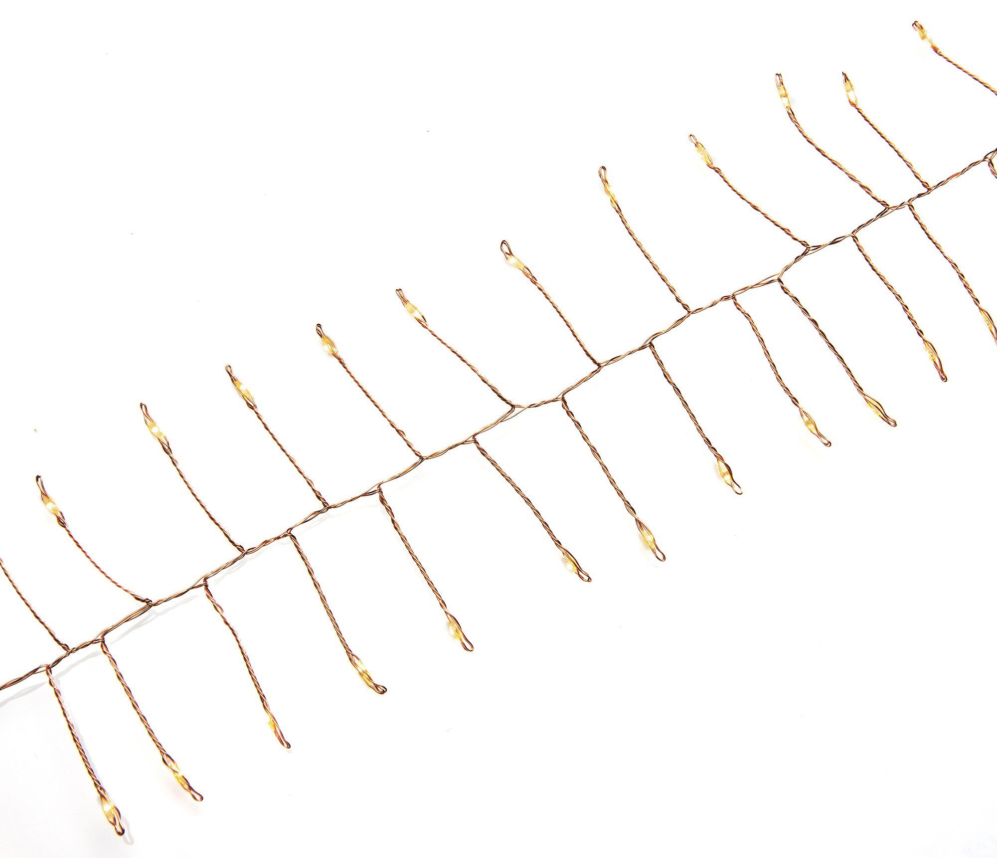 KONSTSMIDE Led-lichtsnoer Kerst versiering 200 amberkleurige diodes led lichtsnoeren goud(kleur)