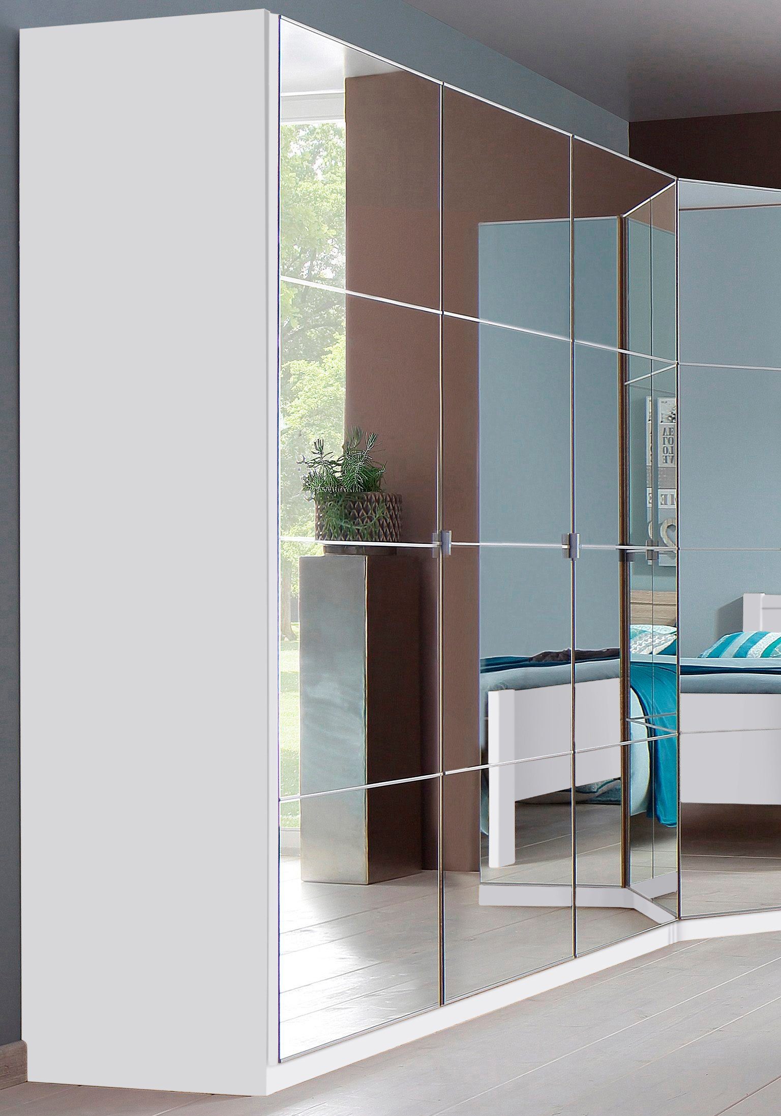 priess Kledingkast Malaga met spiegelfront