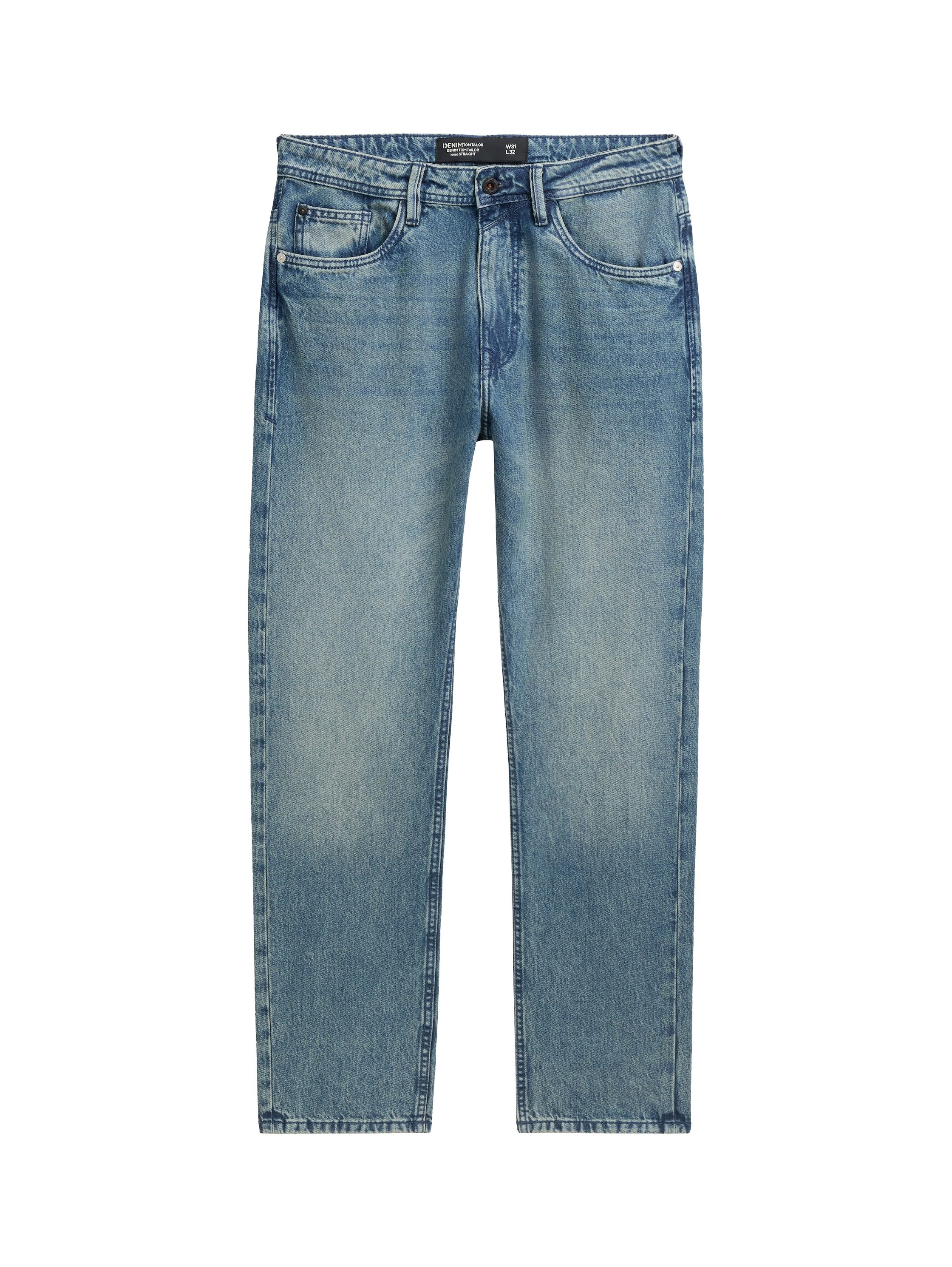 Tom Tailor Denim Straight jeans in five-pocketsstijl