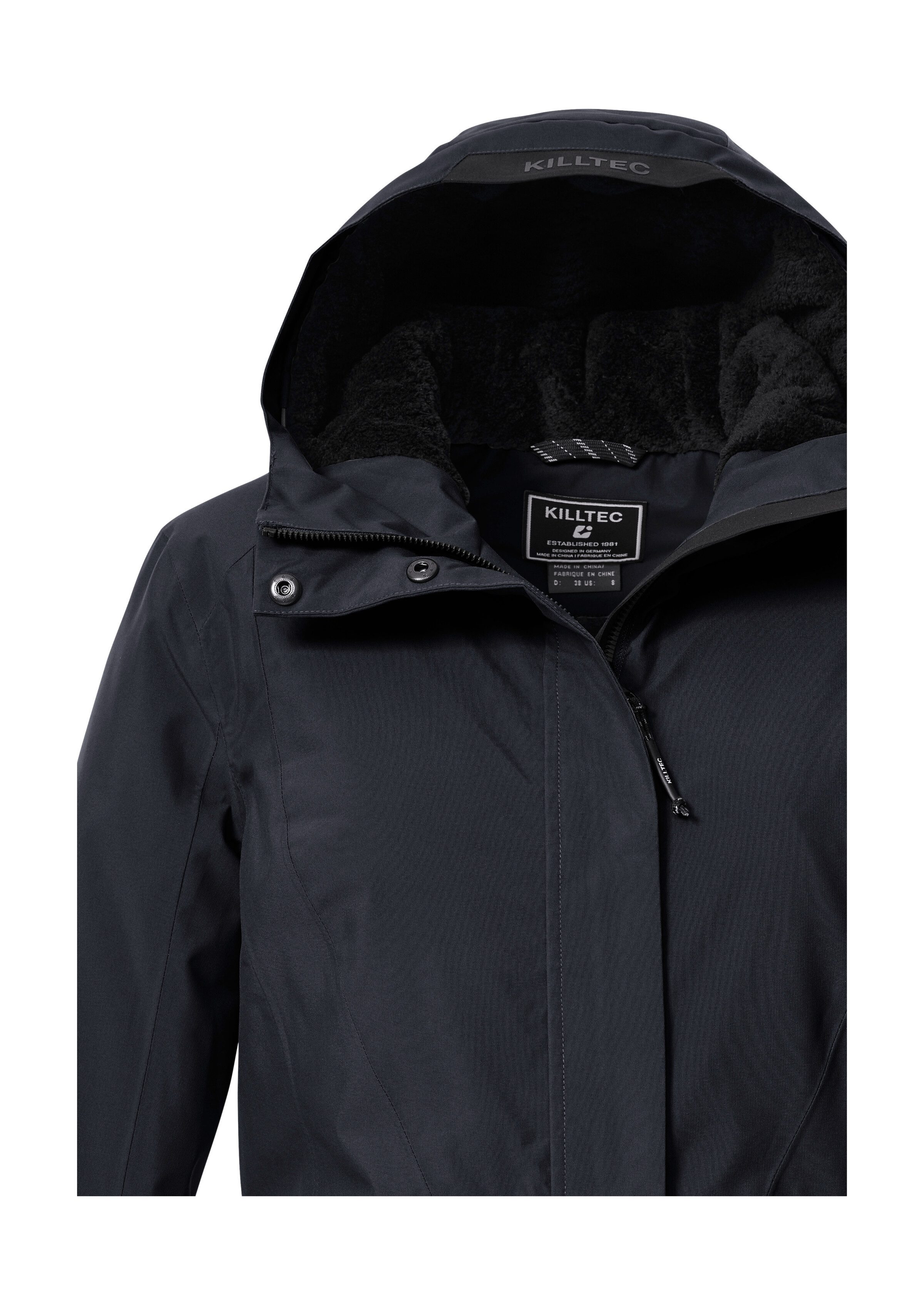 Killtec Parka KOW 19 WMN PRK Waterdichte, ademende damesparka met verstelbare capuchon