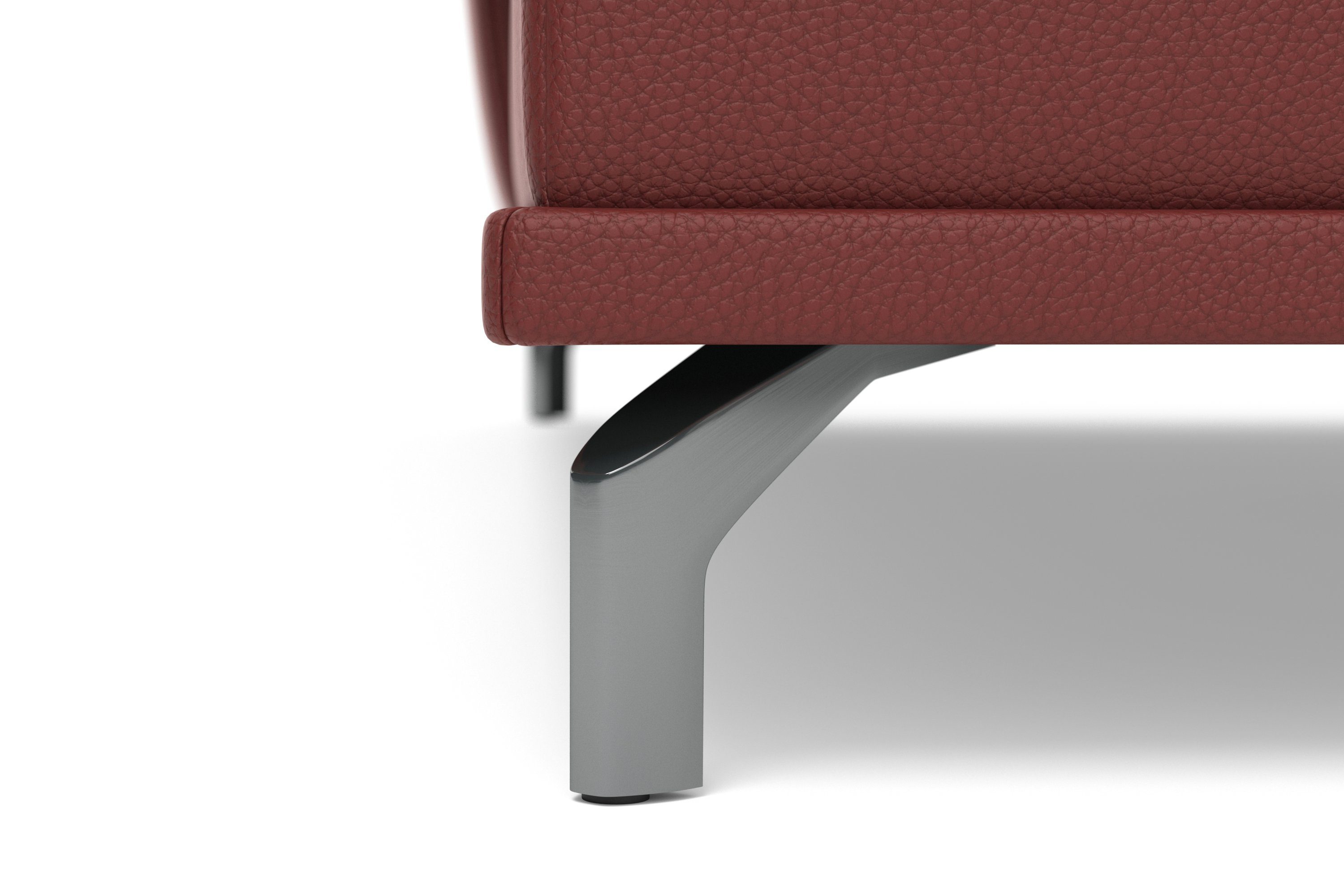 Places of Style Hoekbank Costello L-vorm, met zitdiepteverstelling, armleuningverstelling en