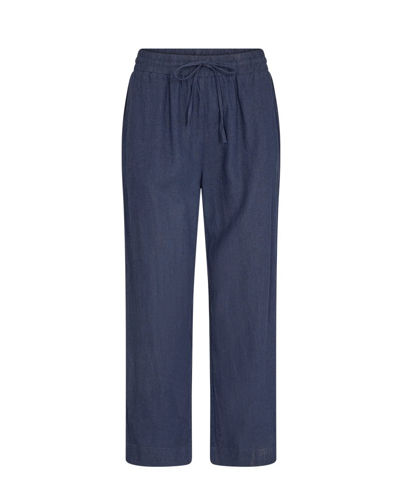 FREEQUENT 7/8 broek FQLAVA-ANKLE-PA van linnen en met koord